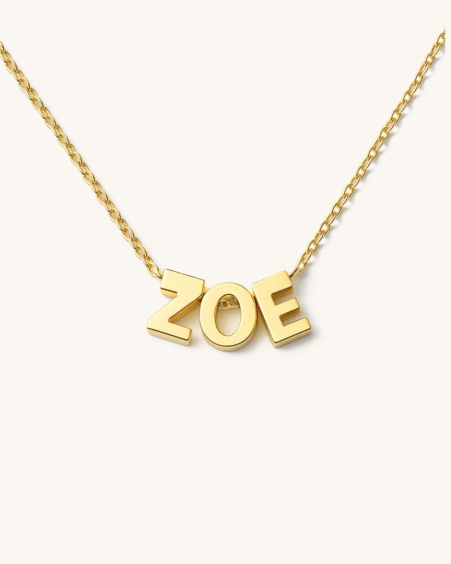 GOLD SIMPLE LETTERS