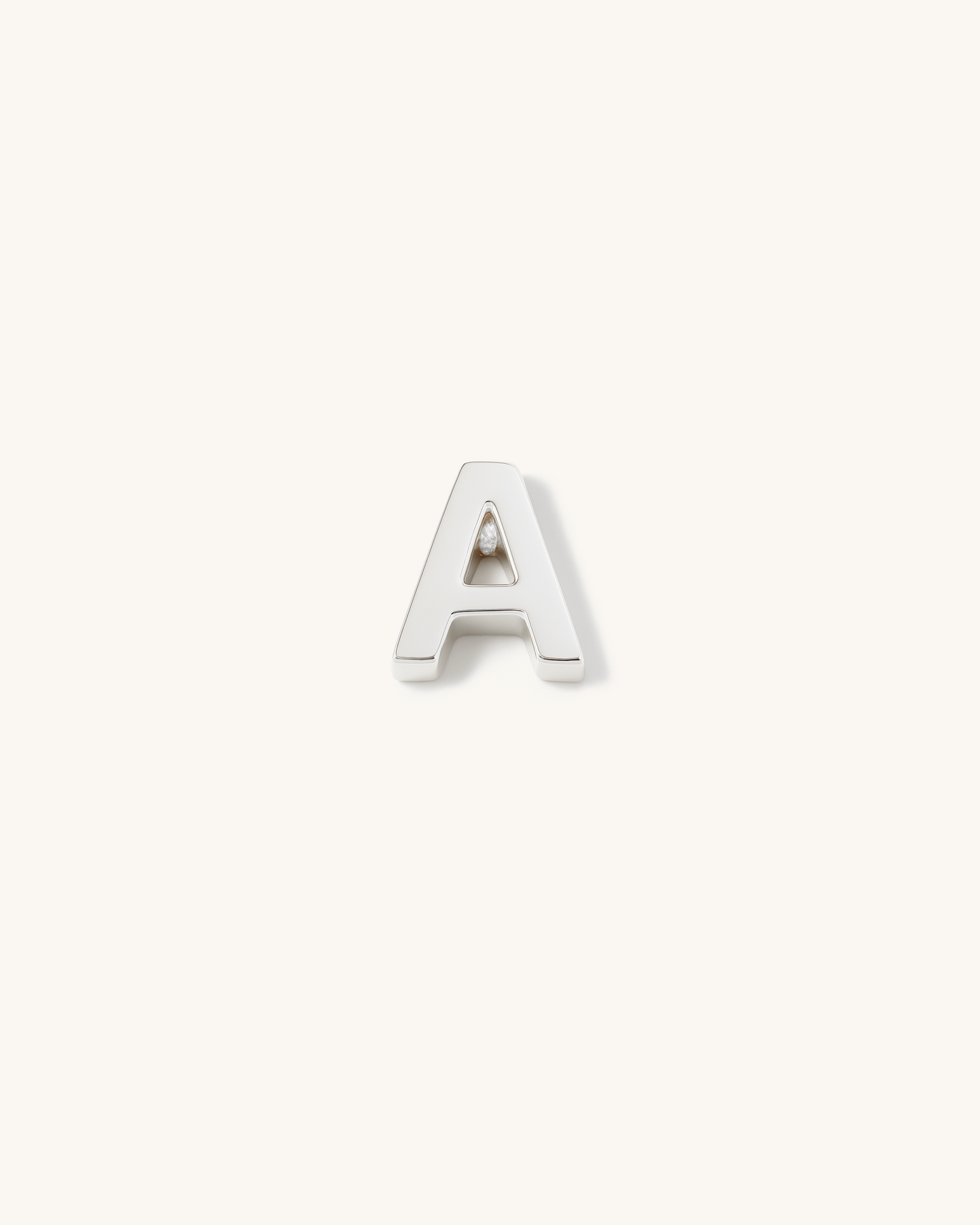 SILVER SIMPLE LETTERS