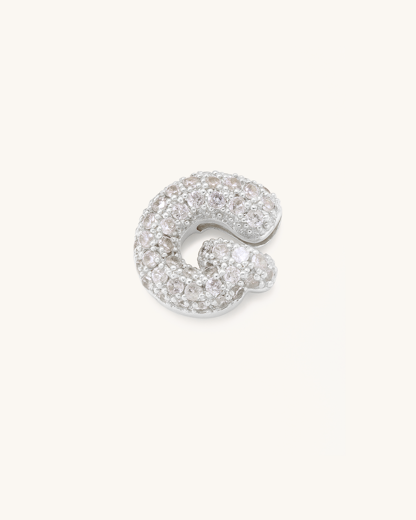 SILVER BUBBLE LETTER