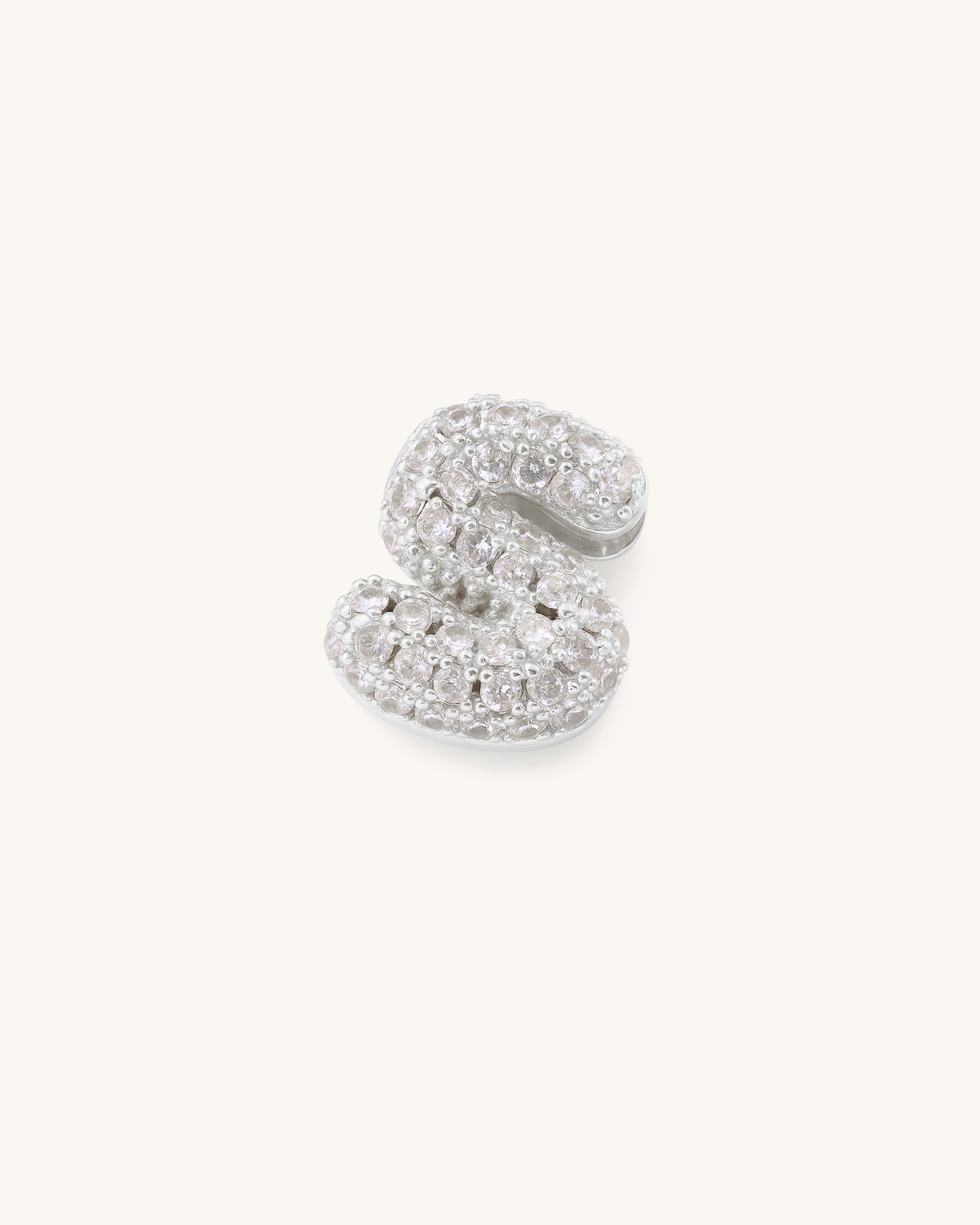 SILVER BUBBLE LETTER