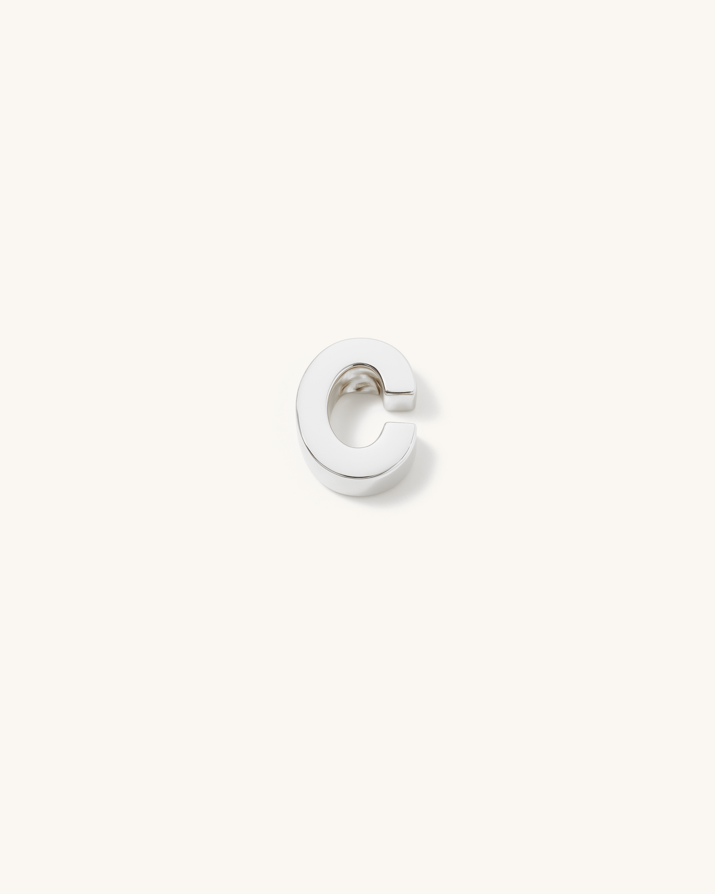 SILVER SIMPLE LETTERS