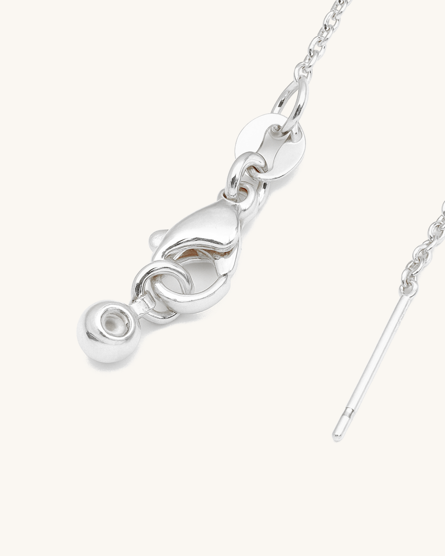 SILVER SIMPLE LETTERS