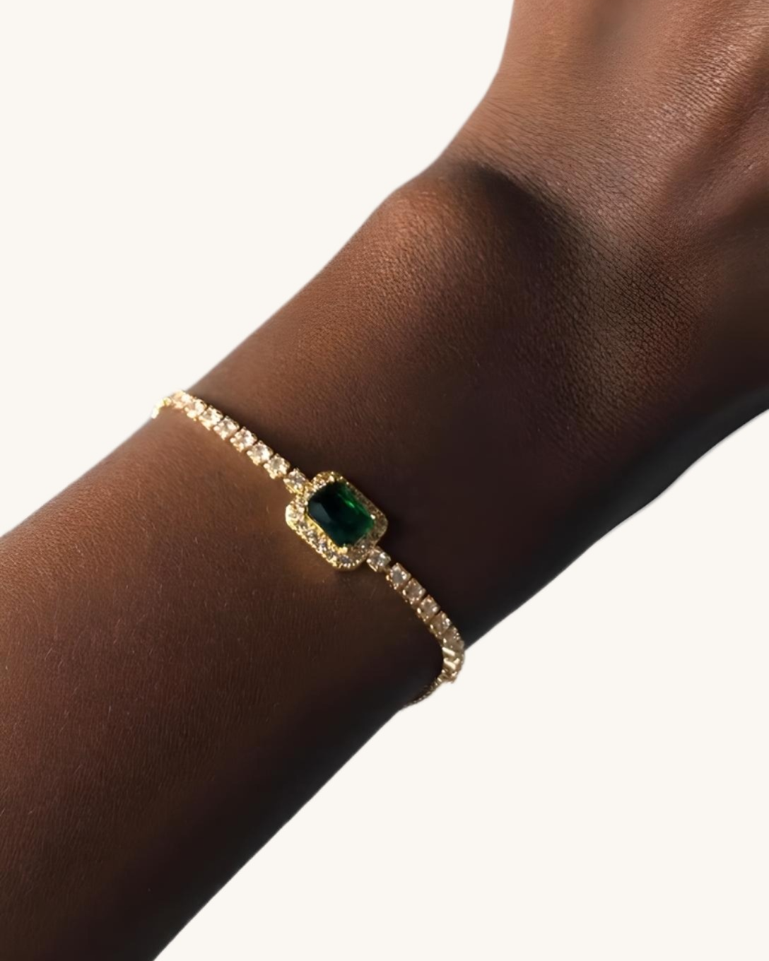 GREEN GEM BRACELET