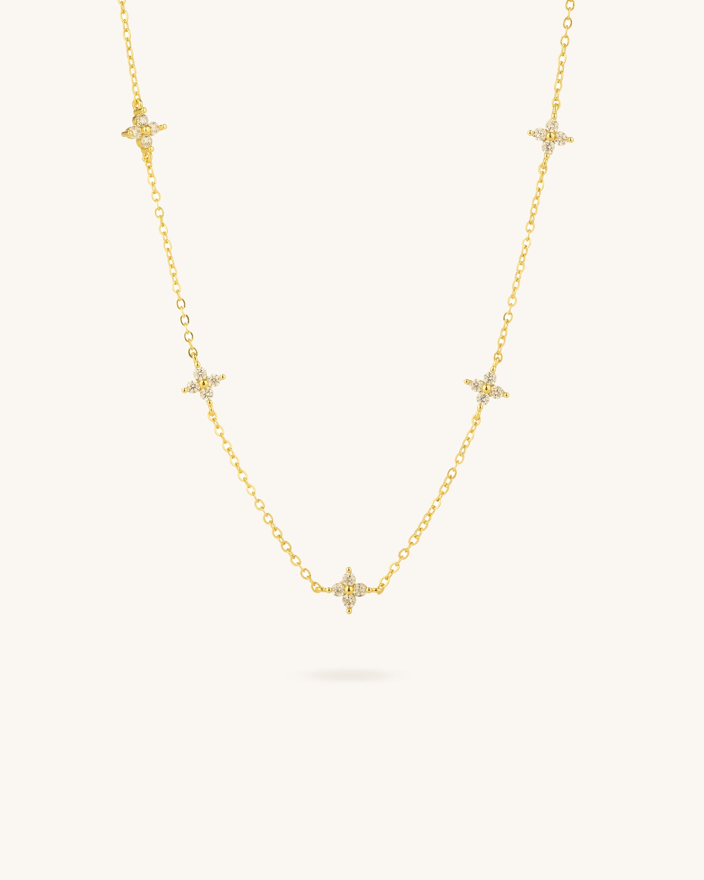 DAINTY FLORAL NECKLACE