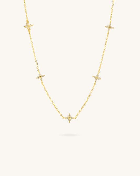DAINTY FLORAL NECKLACE