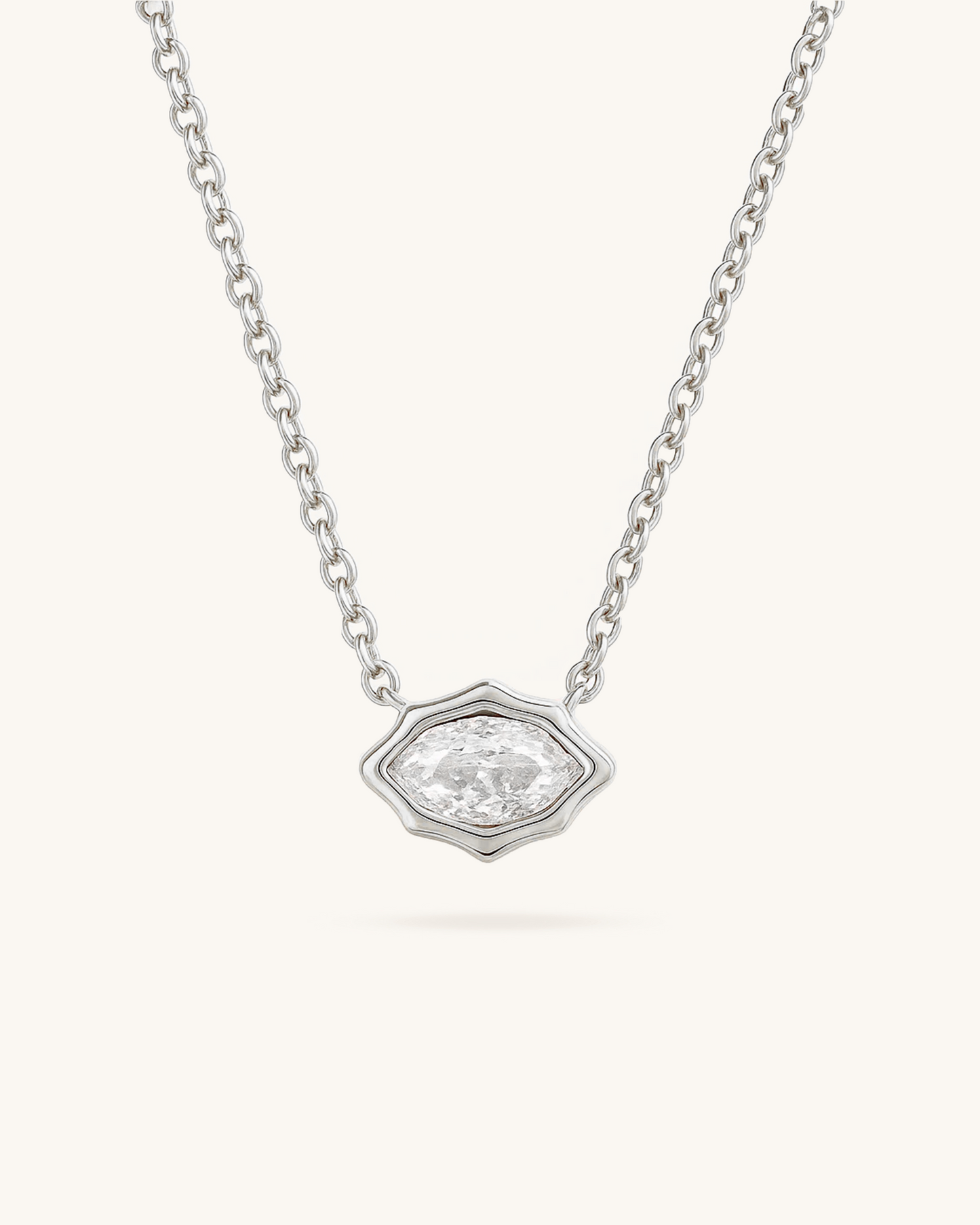 MARQUISE FRAME NECKLACE