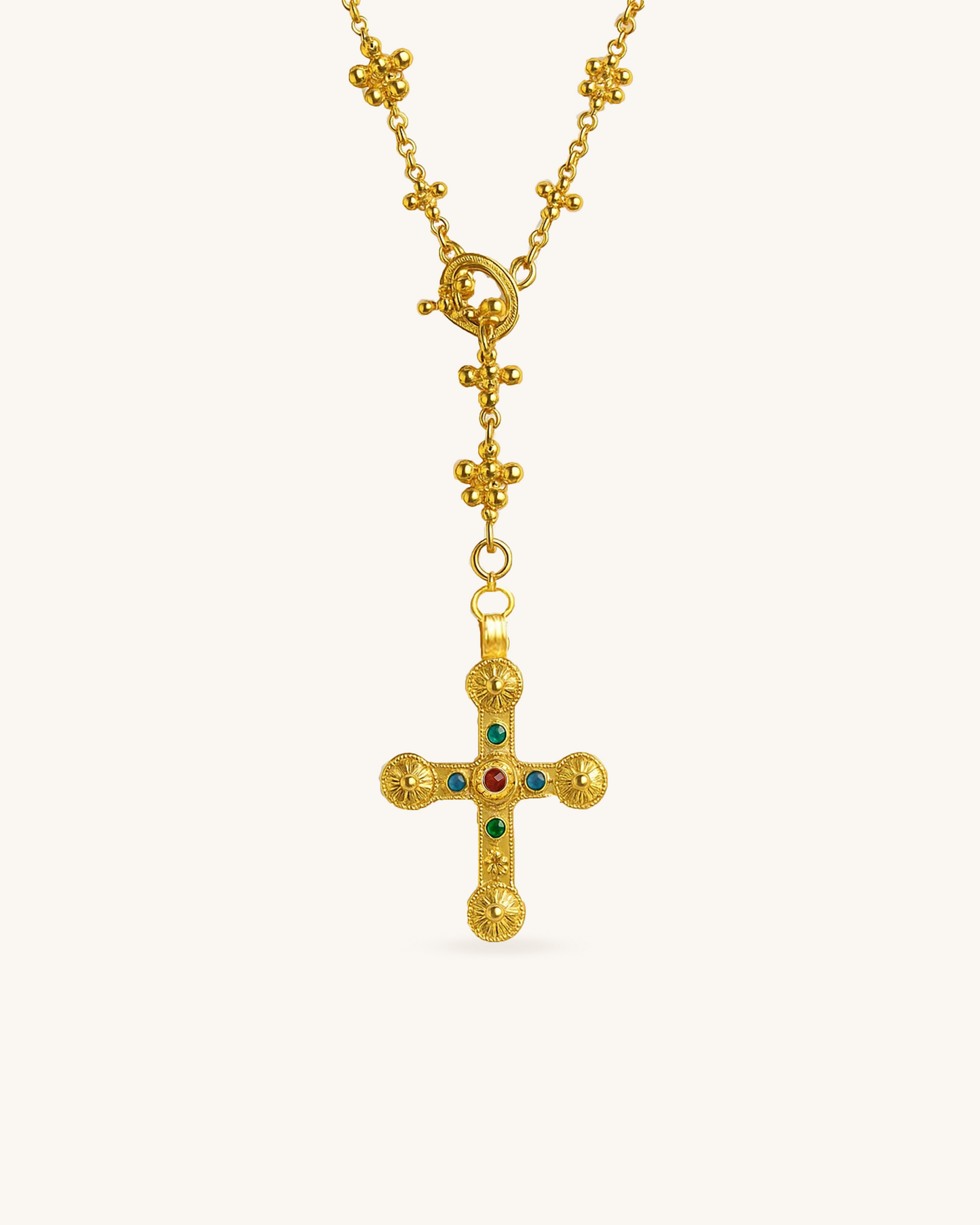 BYZANTINE CROSS NECKLACE