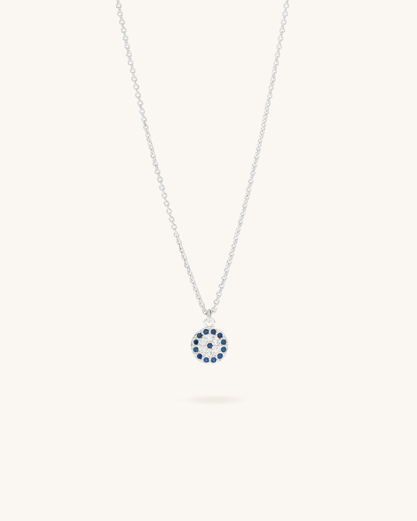DEMON EYE DISC NECKLACE