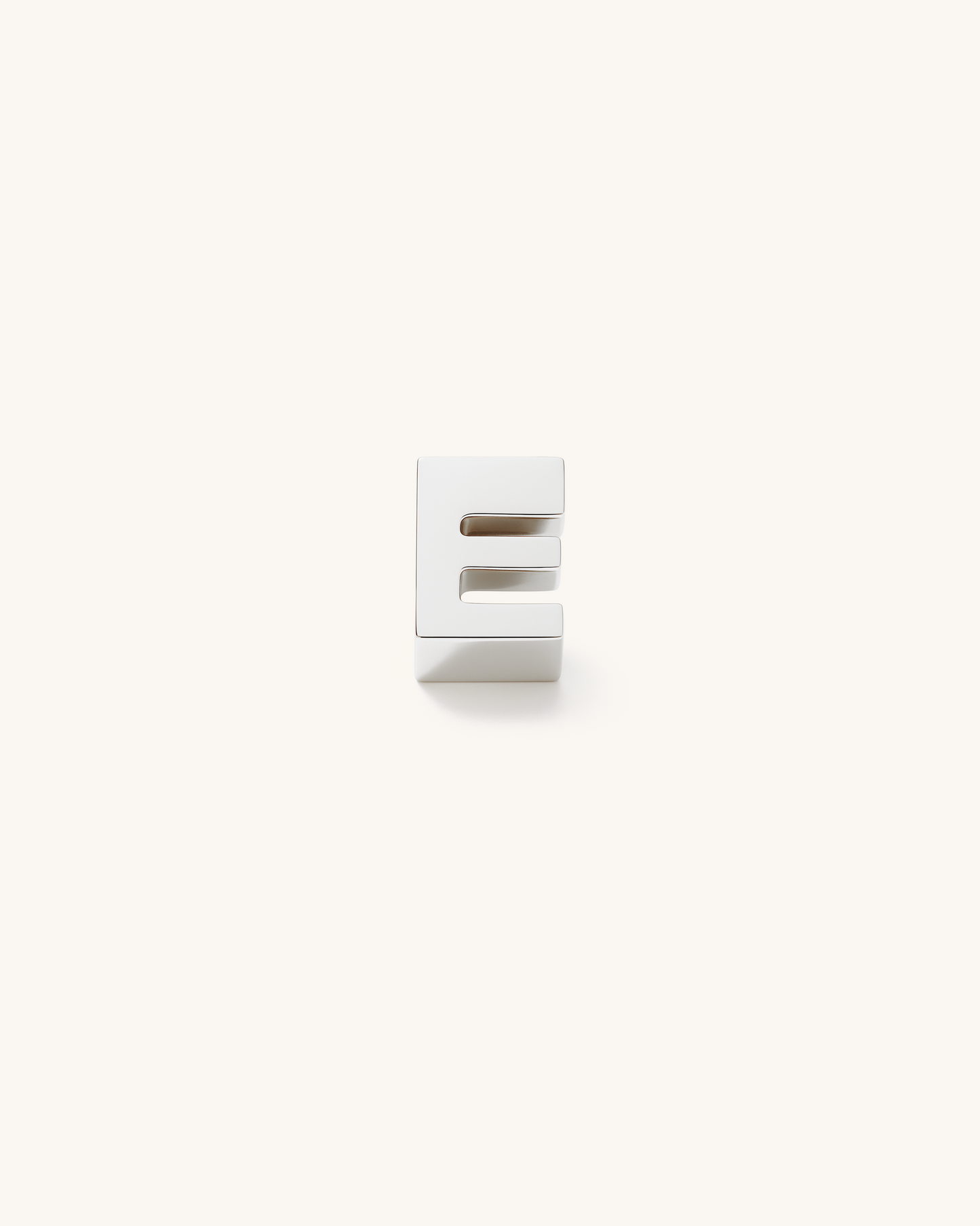 SILVER SIMPLE LETTERS