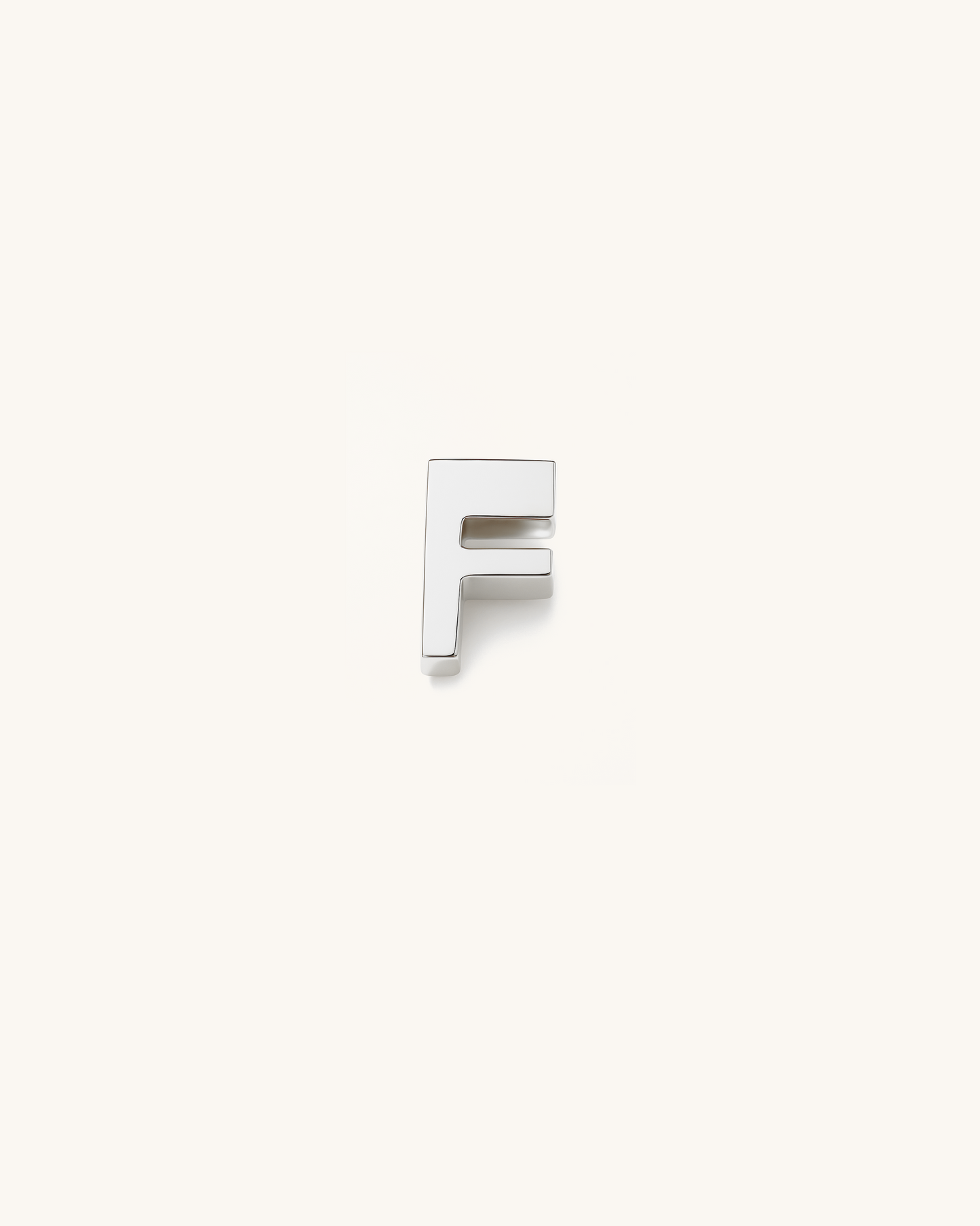SILVER SIMPLE LETTERS