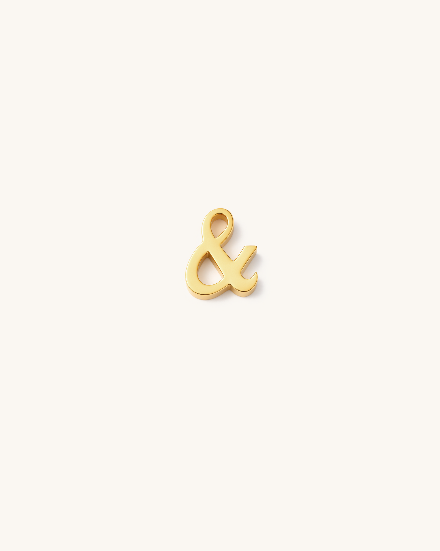 GOLD SIMPLE LETTERS