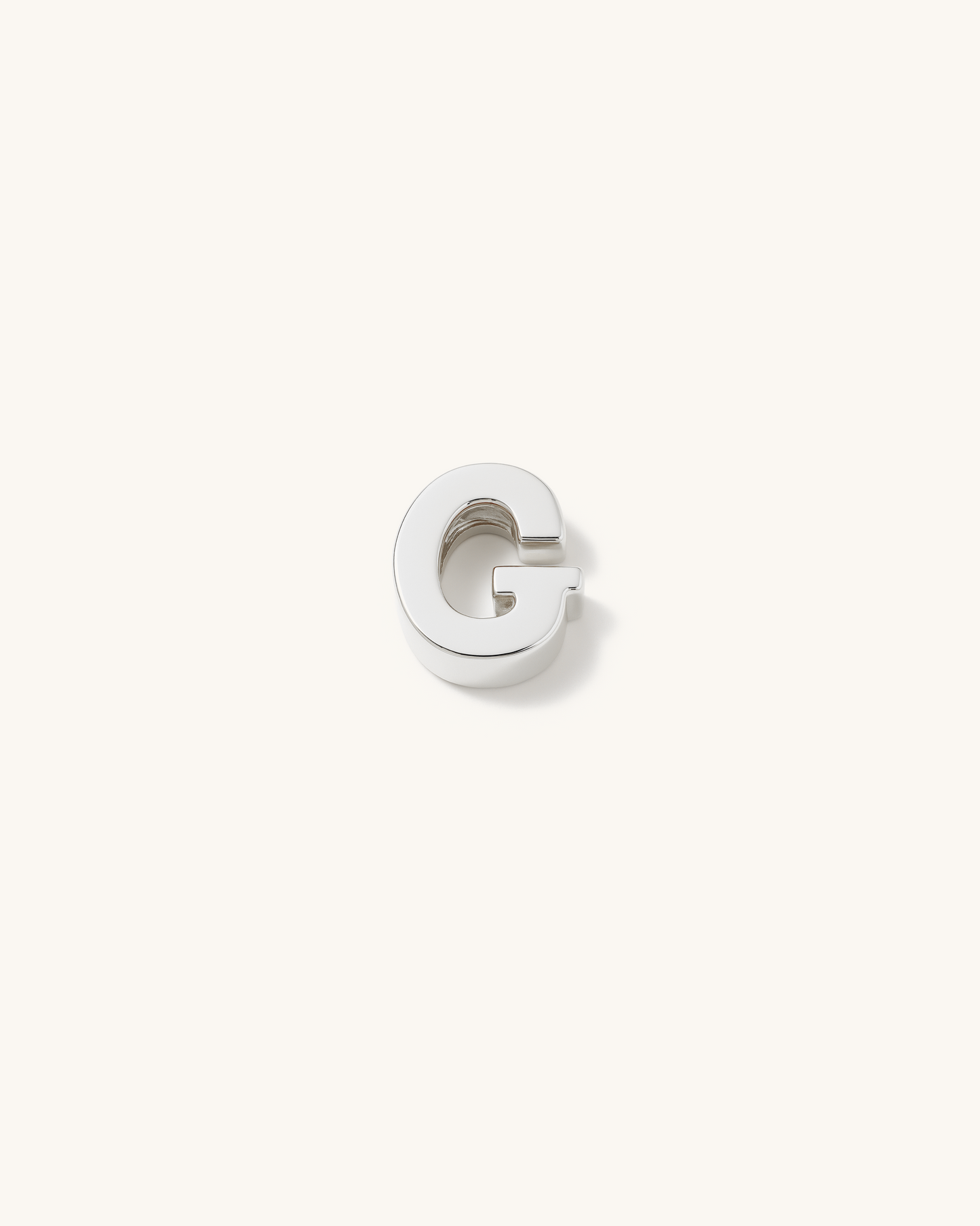 SILVER SIMPLE LETTERS