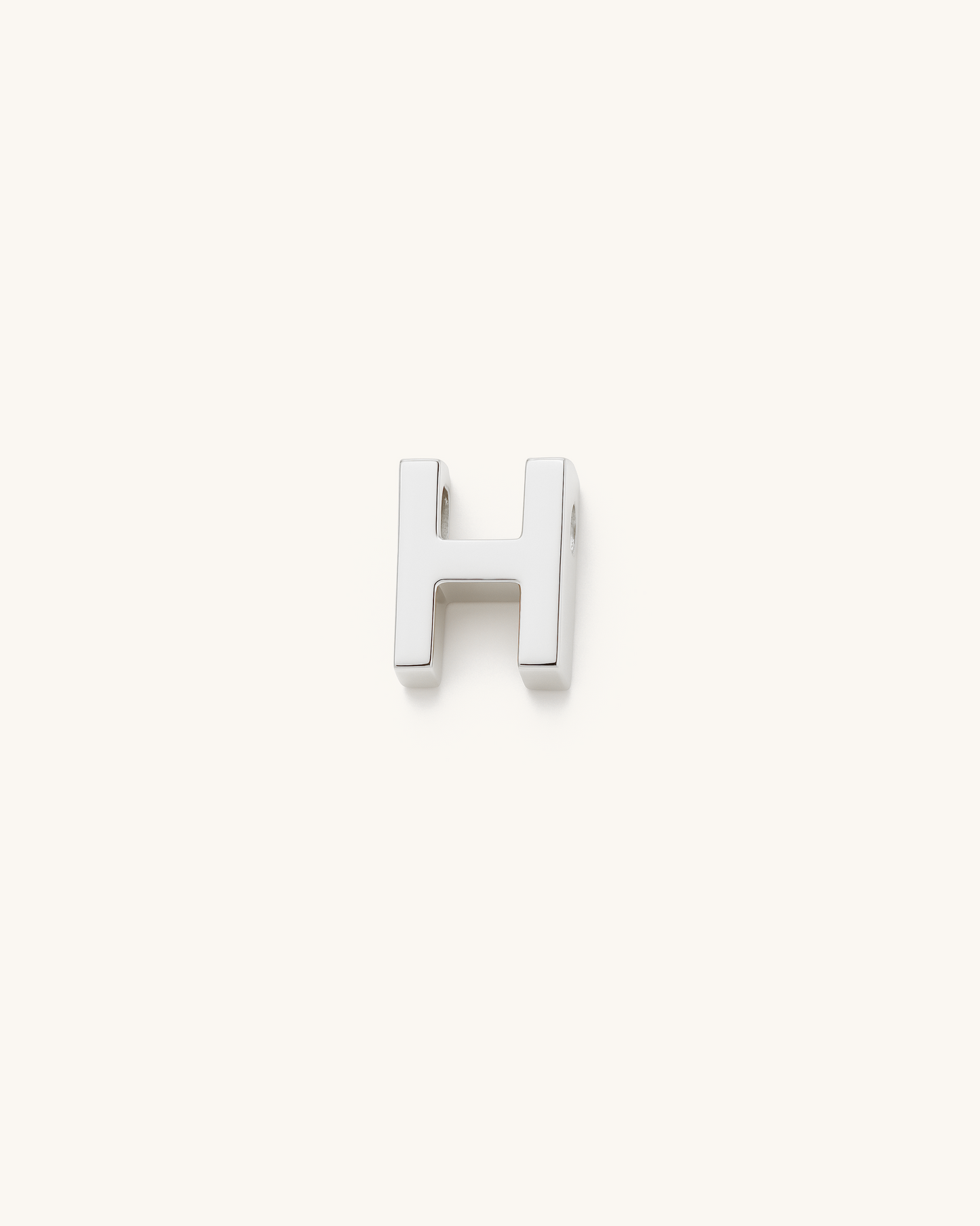SILVER SIMPLE LETTERS