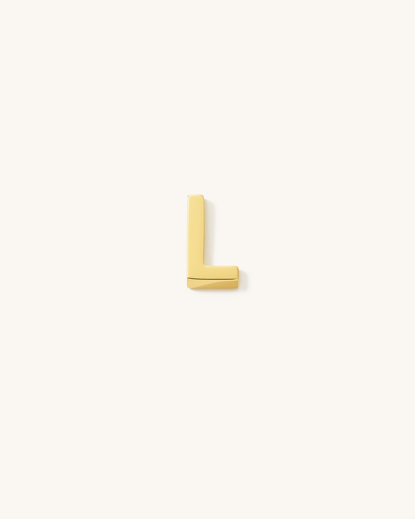 GOLD SIMPLE LETTERS