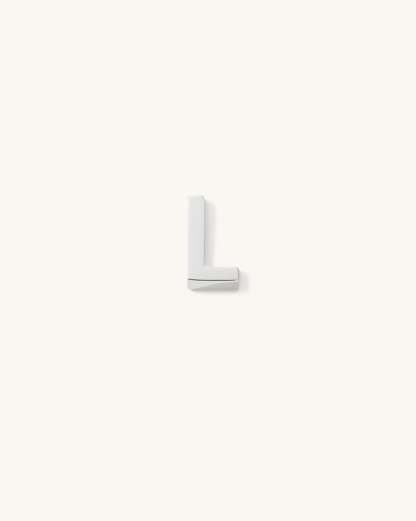 SILVER SIMPLE LETTERS