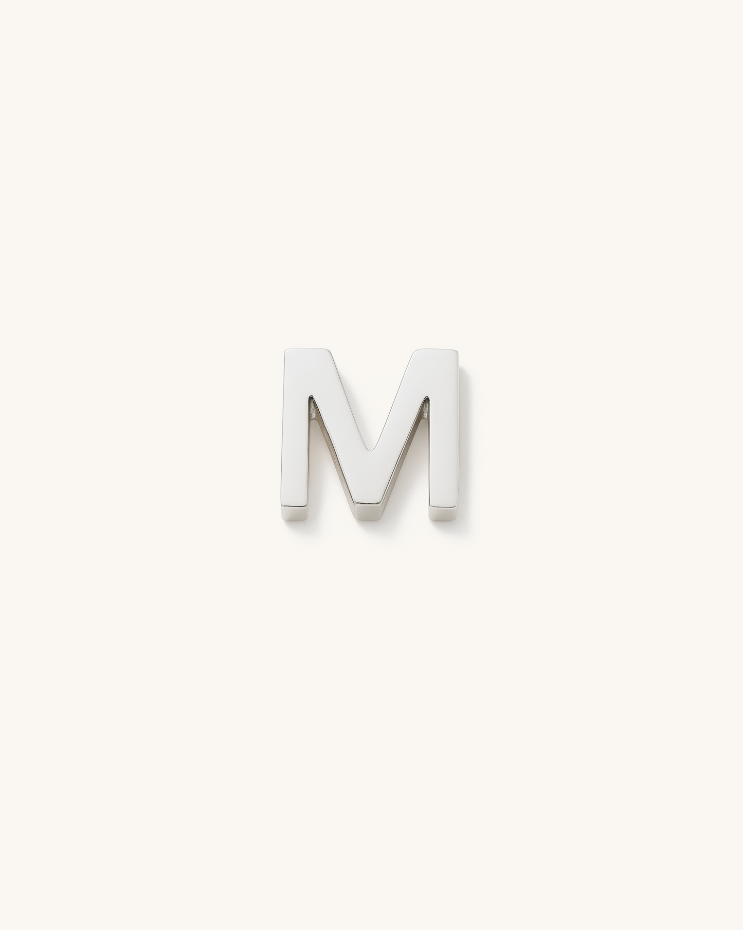 SILVER SIMPLE LETTERS