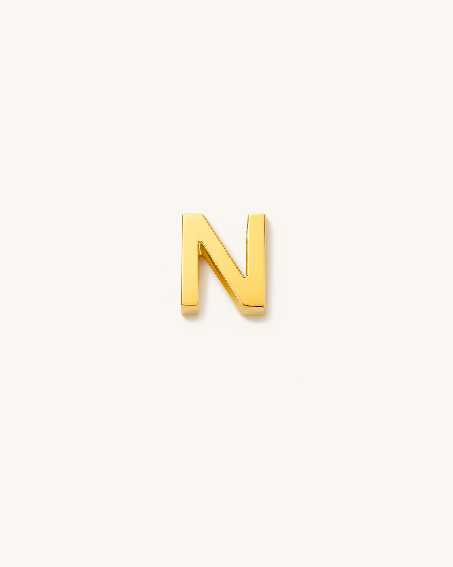 GOLD SIMPLE LETTERS