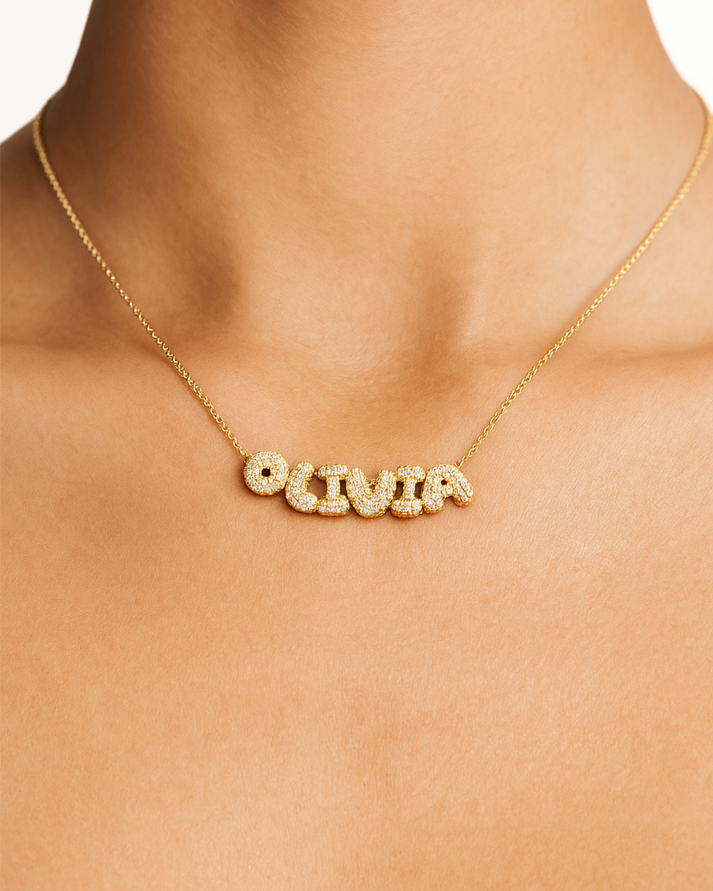 GOLD BUBBLE LETTER