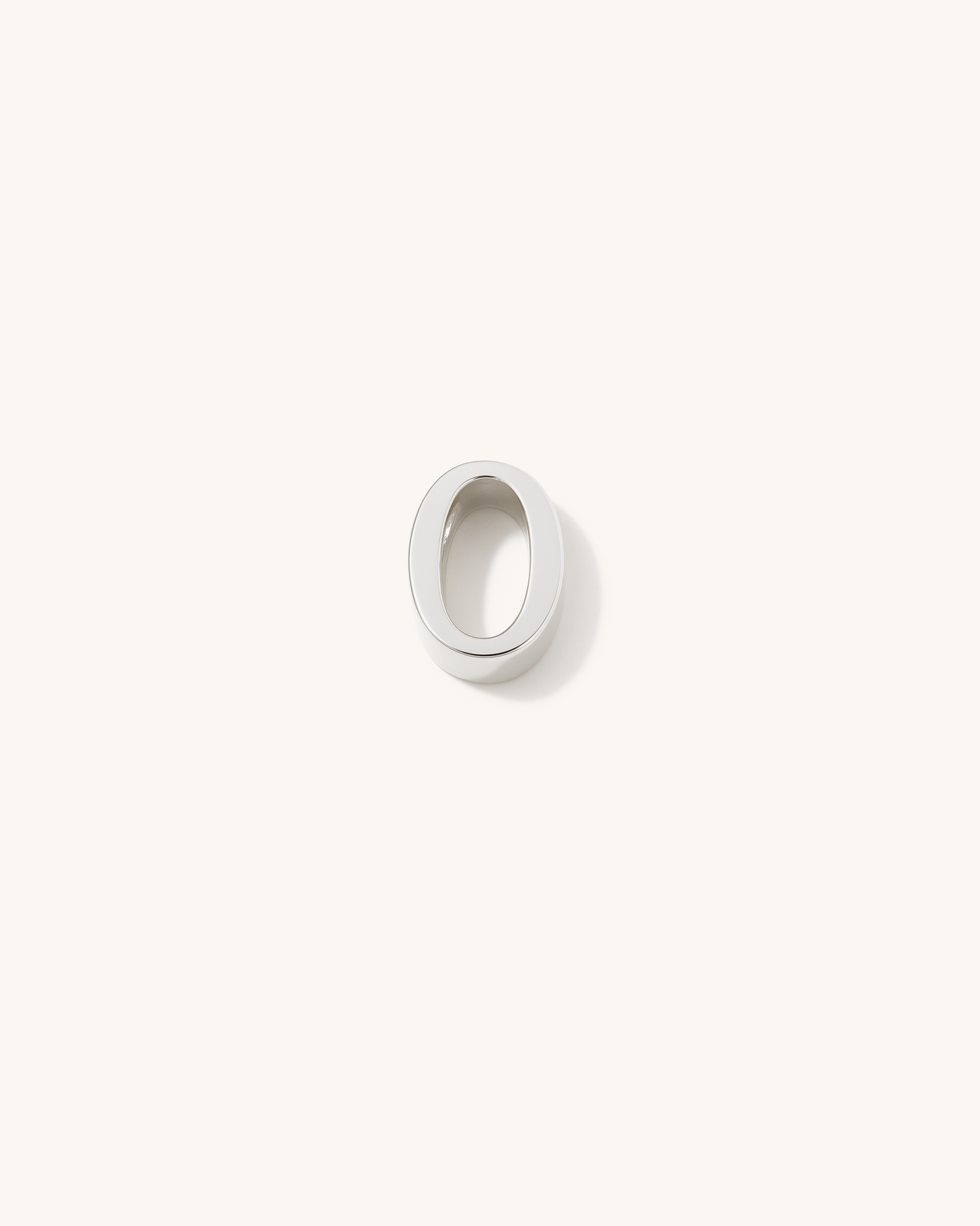 SILVER SIMPLE LETTERS