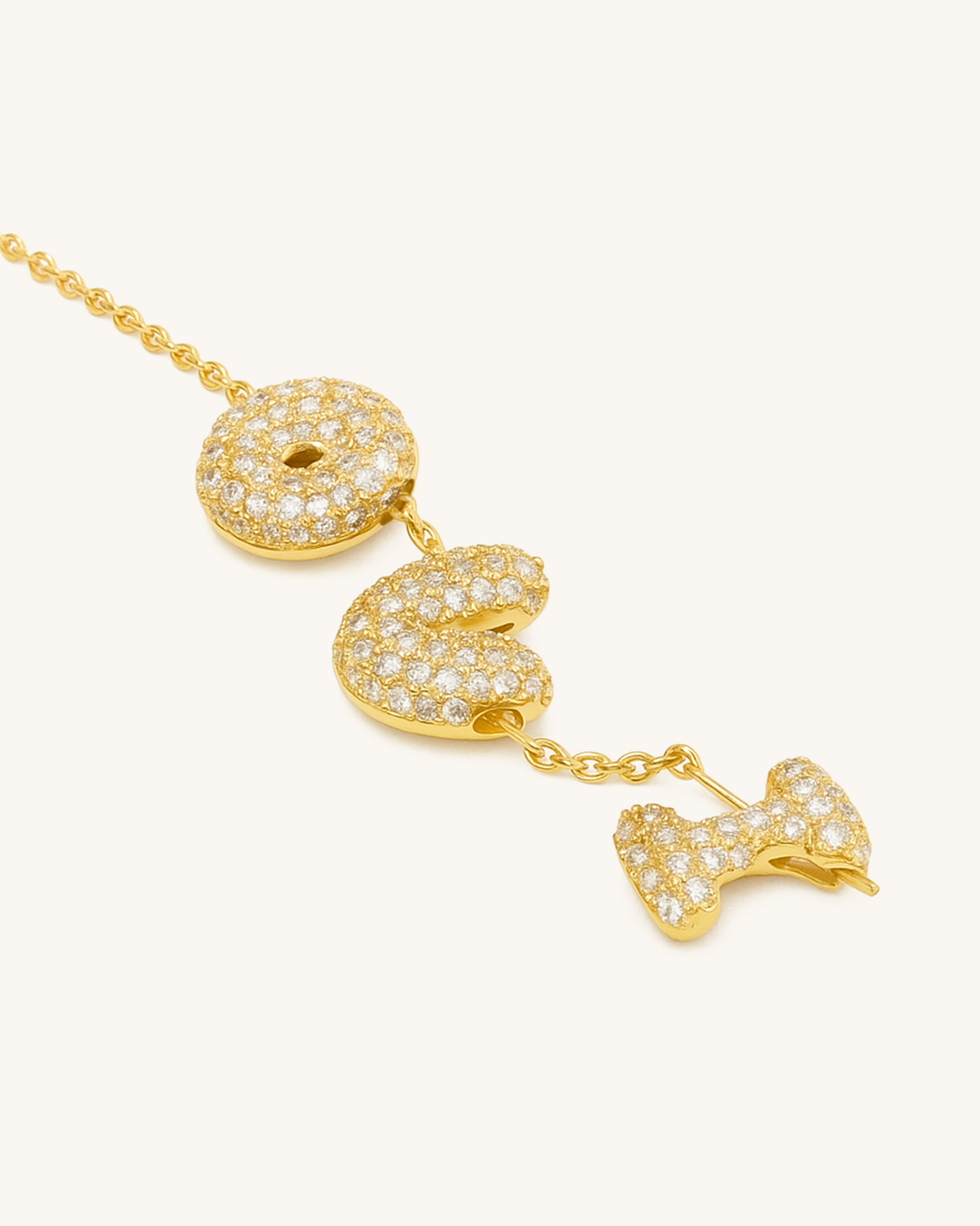 GOLD BUBBLE LETTER