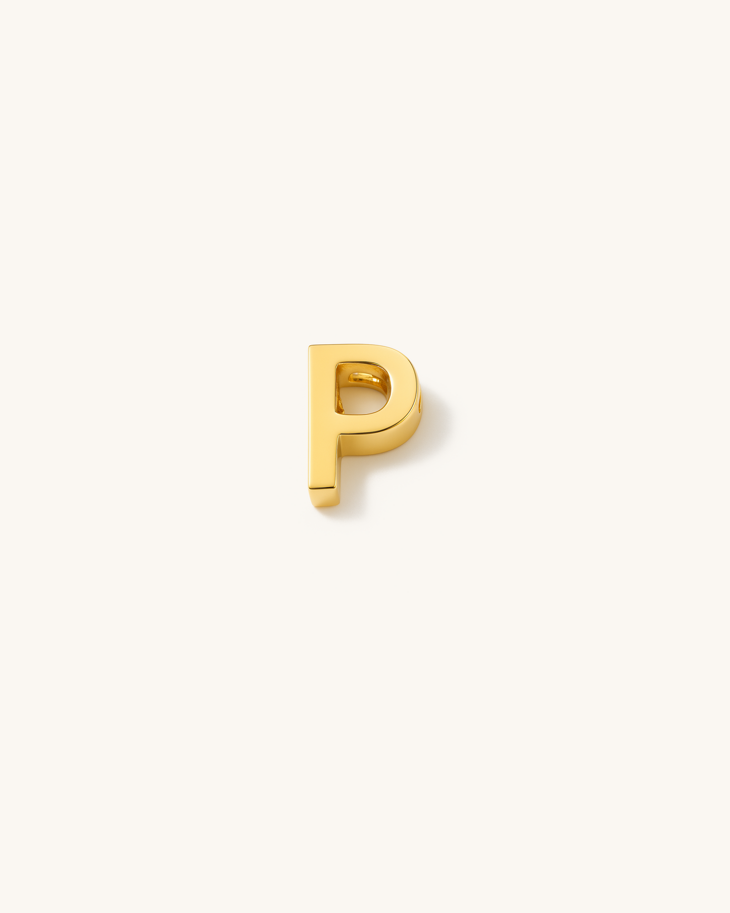 GOLD SIMPLE LETTERS