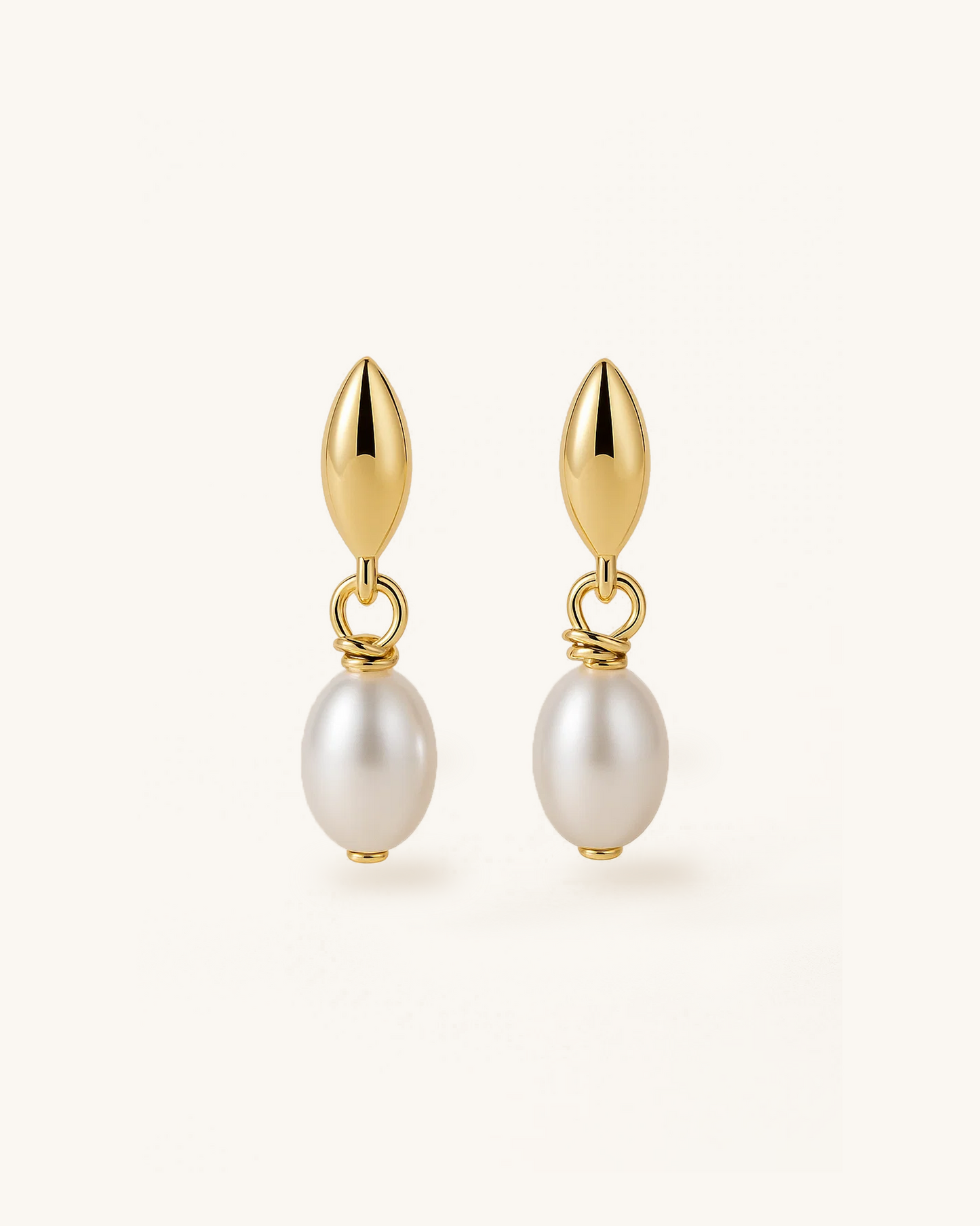 Oval Pearl Drops