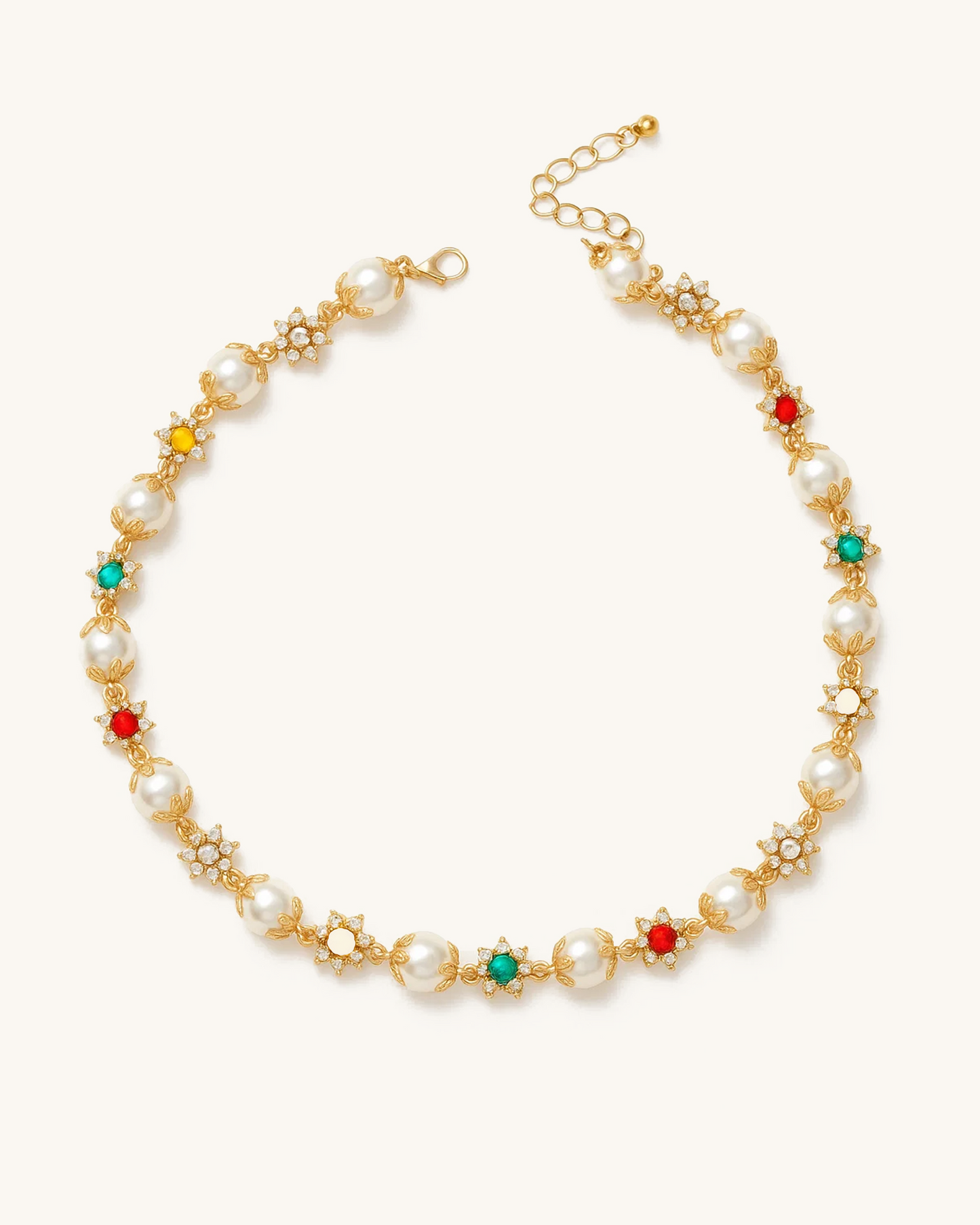 GEM PEARL NECKLACE