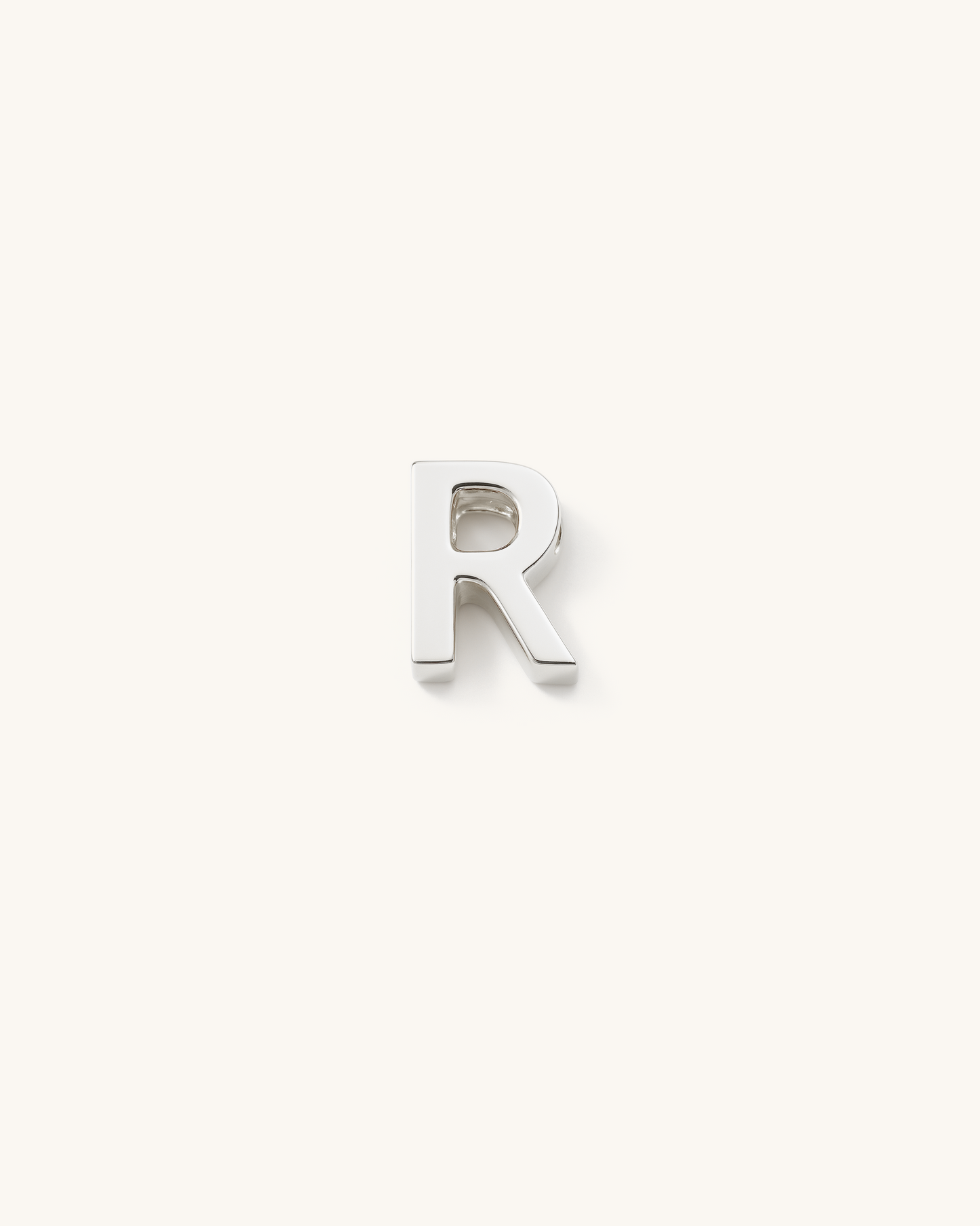 SILVER SIMPLE LETTERS