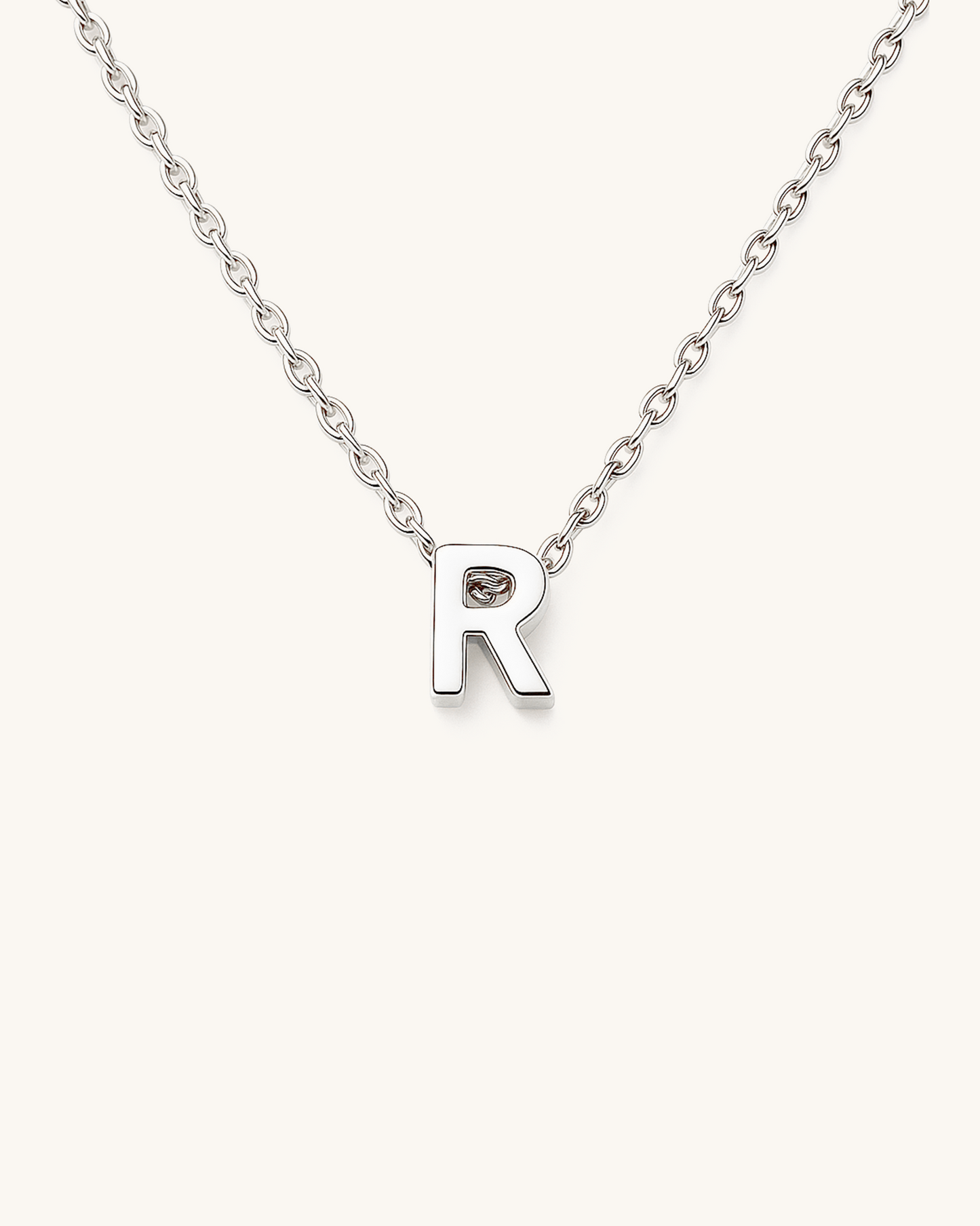 SILVER SIMPLE LETTERS