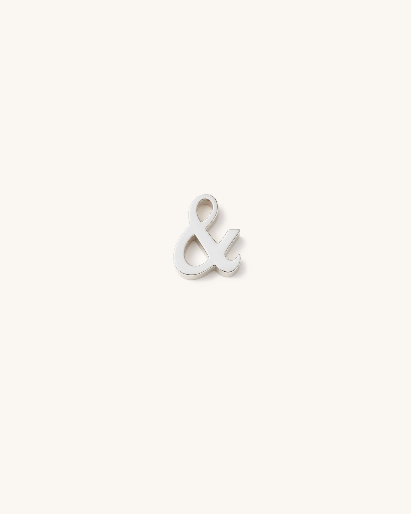 SILVER SIMPLE LETTERS