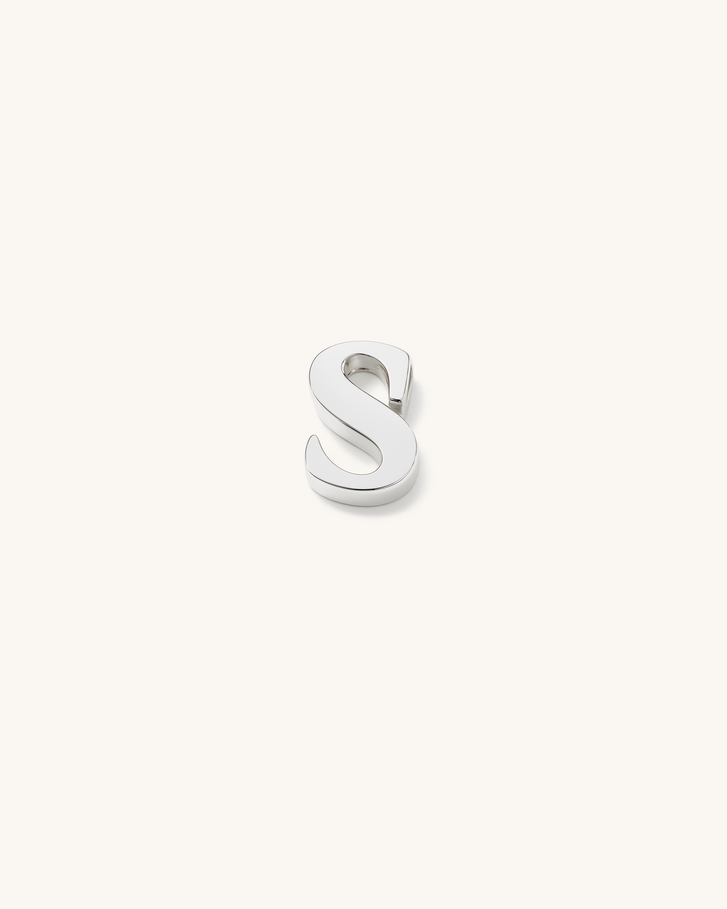 SILVER SIMPLE LETTERS