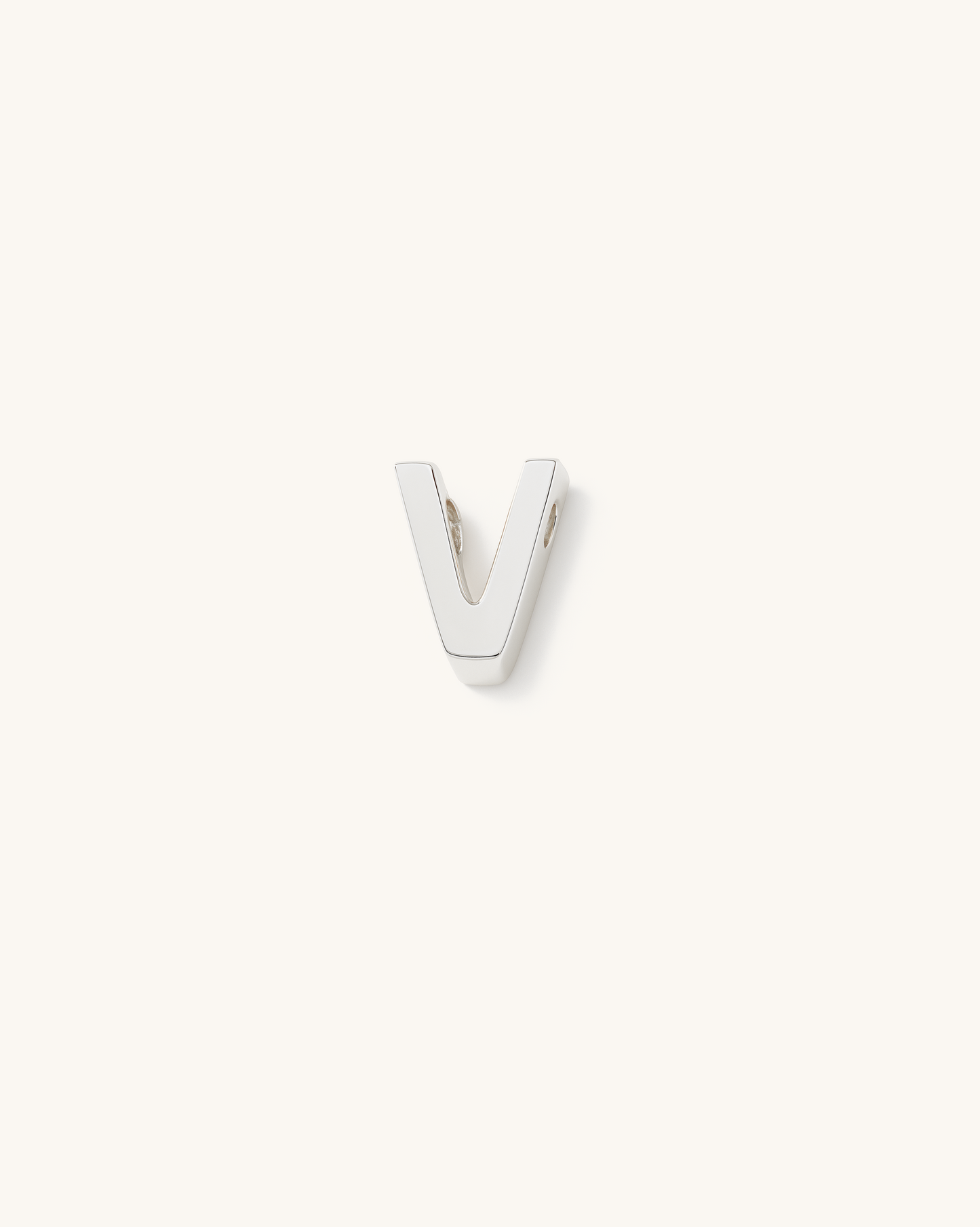 SILVER SIMPLE LETTERS