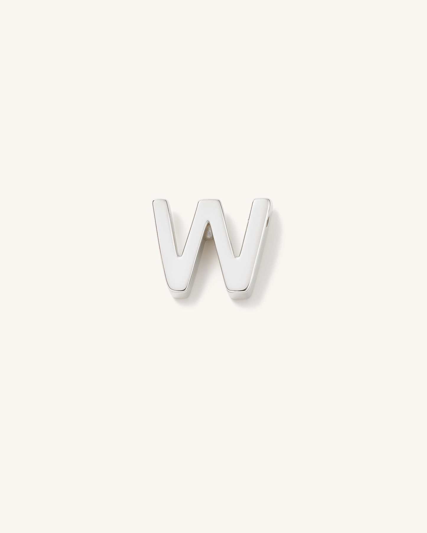 SILVER SIMPLE LETTERS