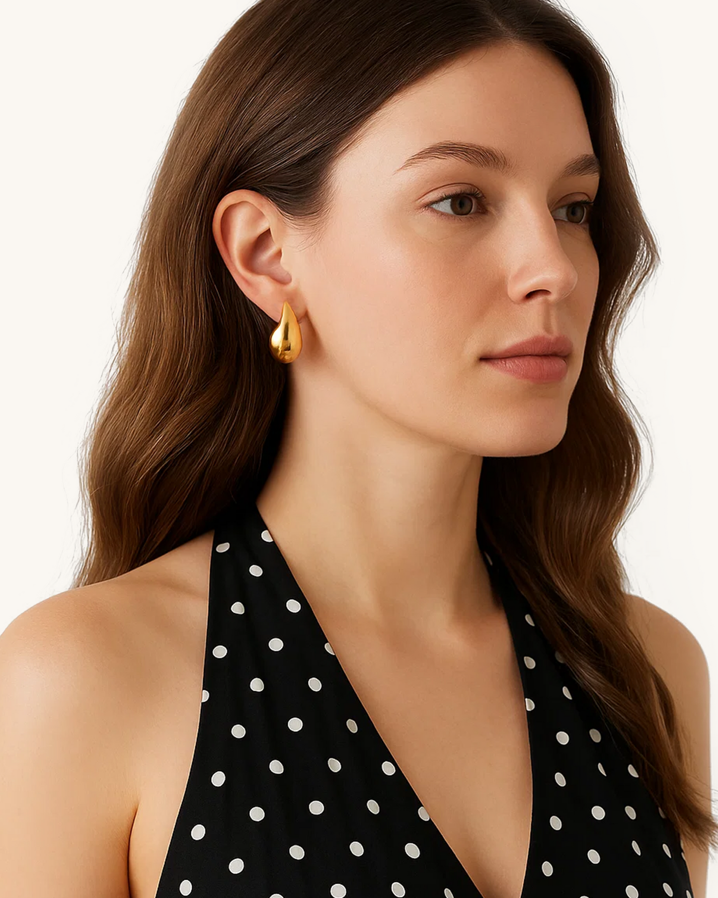 GD TEARDROP STUD