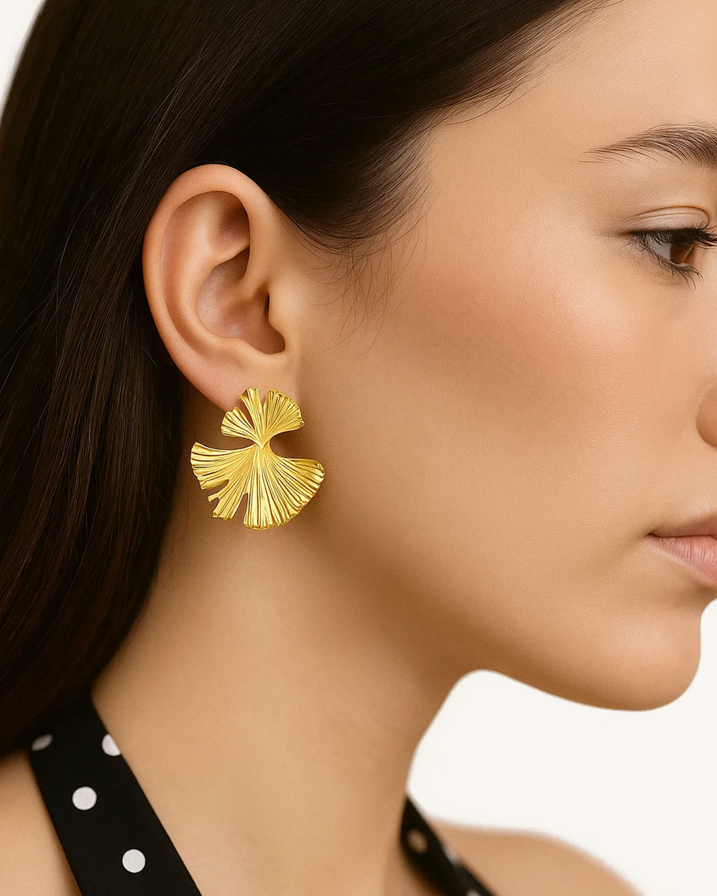 GINKGO PETAL EARRINGS