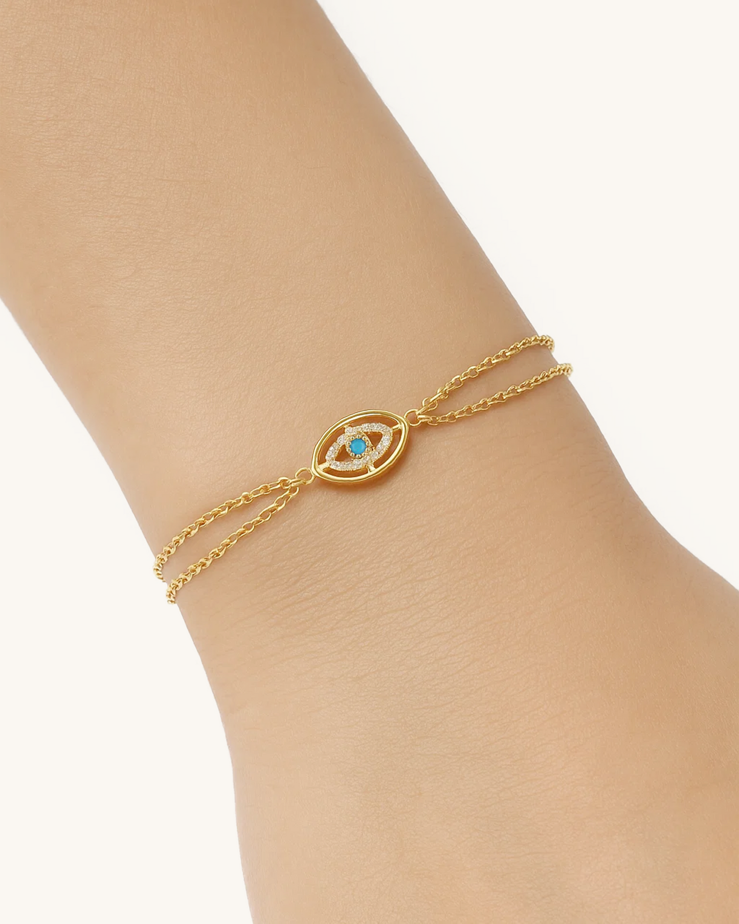DOUBLE EVIL EYE BRACELET