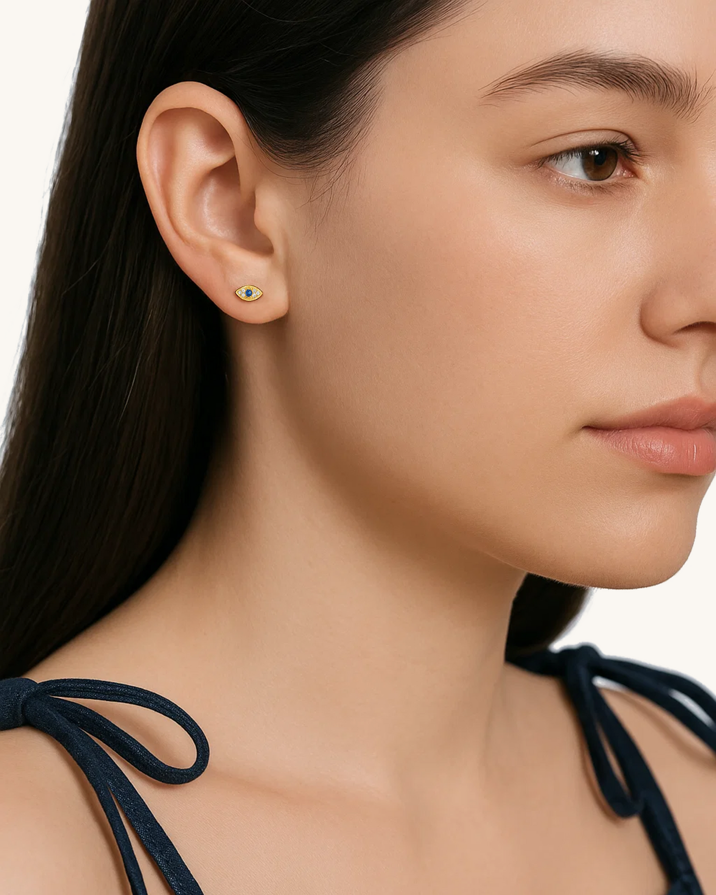 EYE STUD EARRINGS