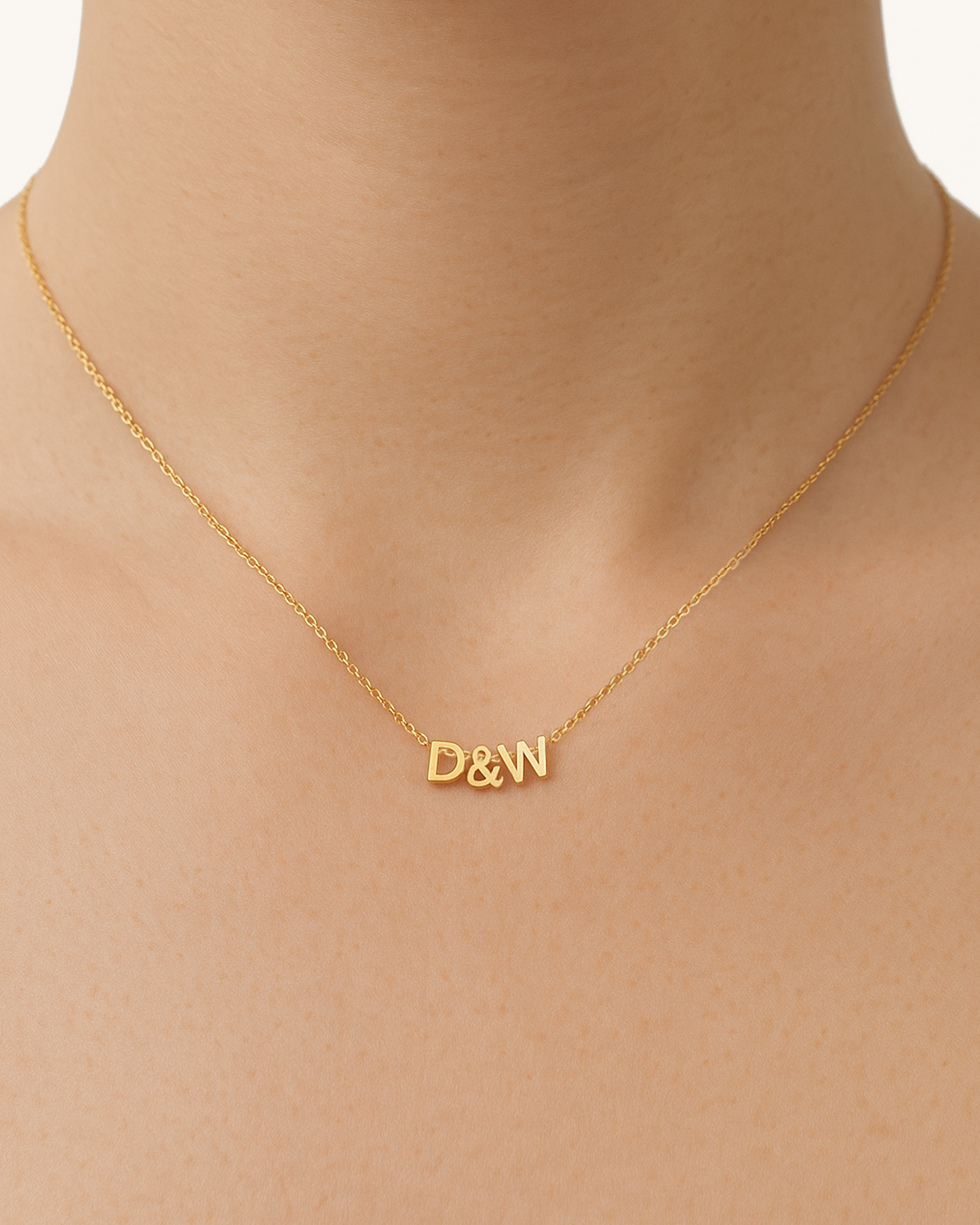 GOLD SIMPLE LETTERS