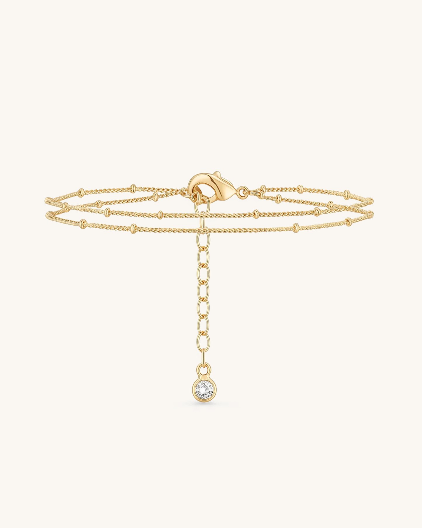 LAYER DROP CHAIN BRACELET