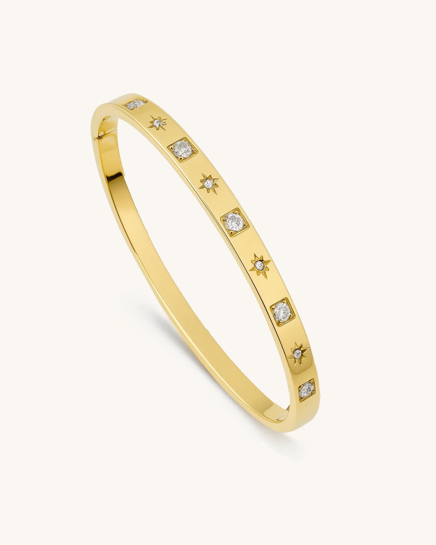 STAR & SQUARE BANGLE