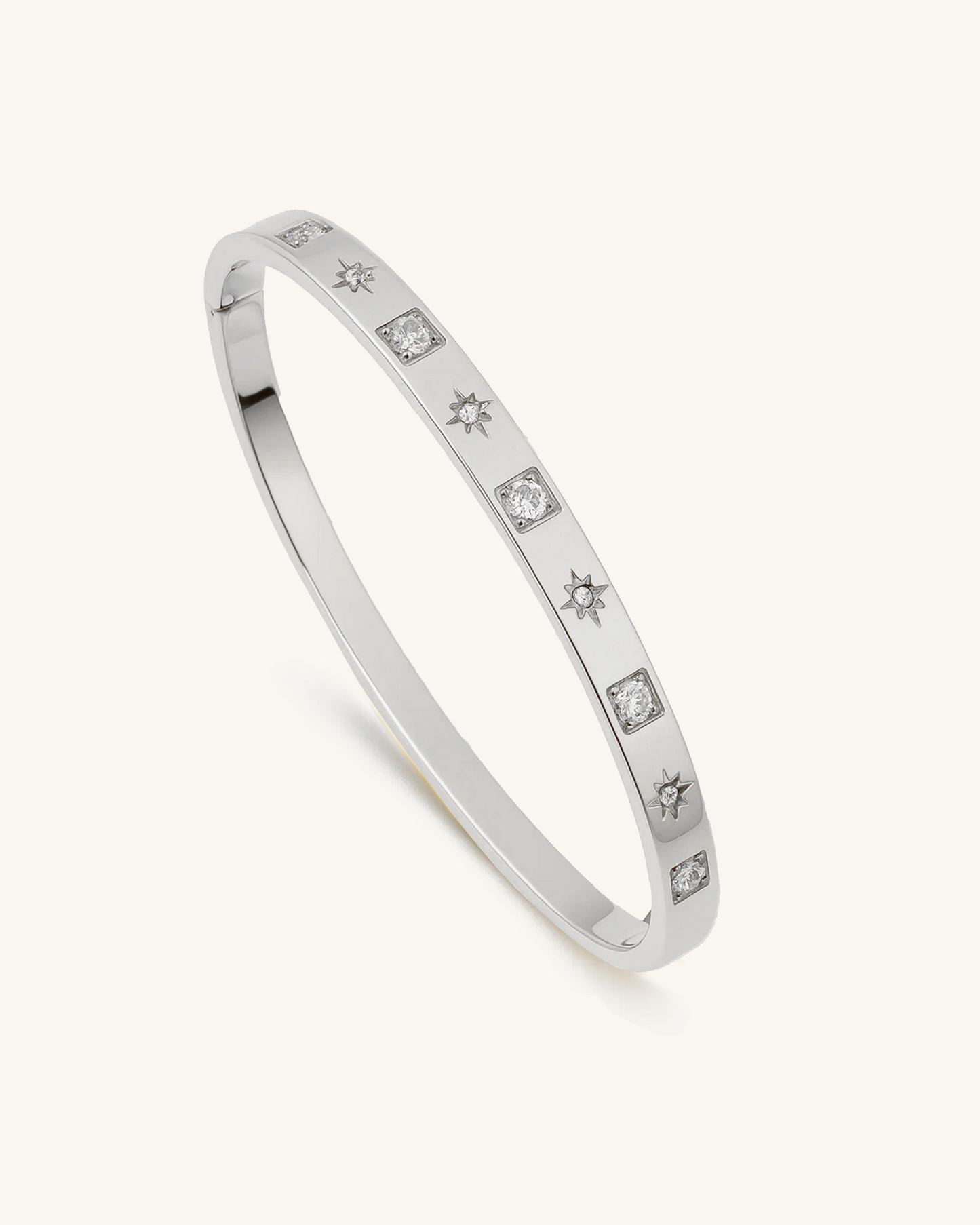 STAR & SQUARE BANGLE