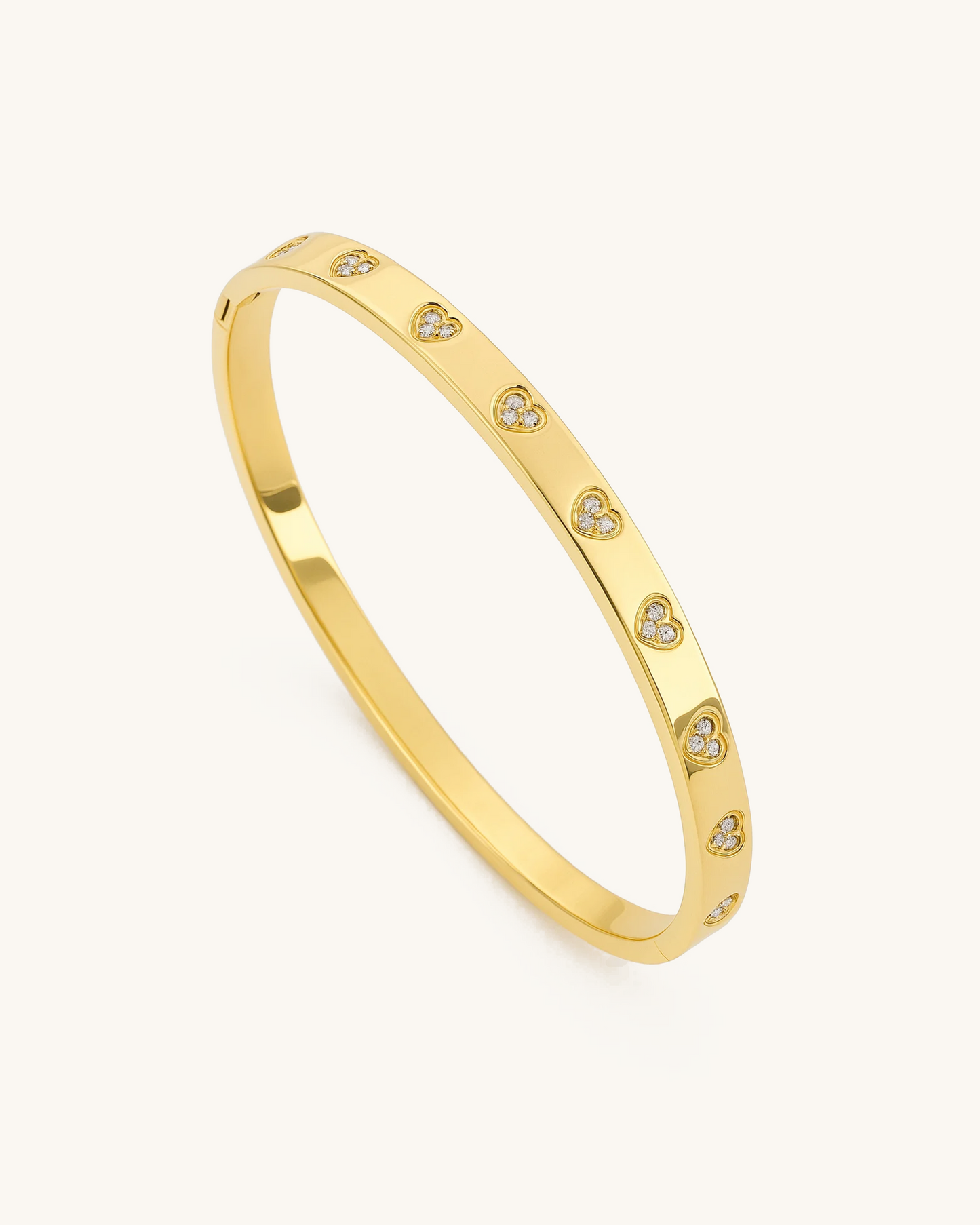 HEART CZ BANGLE