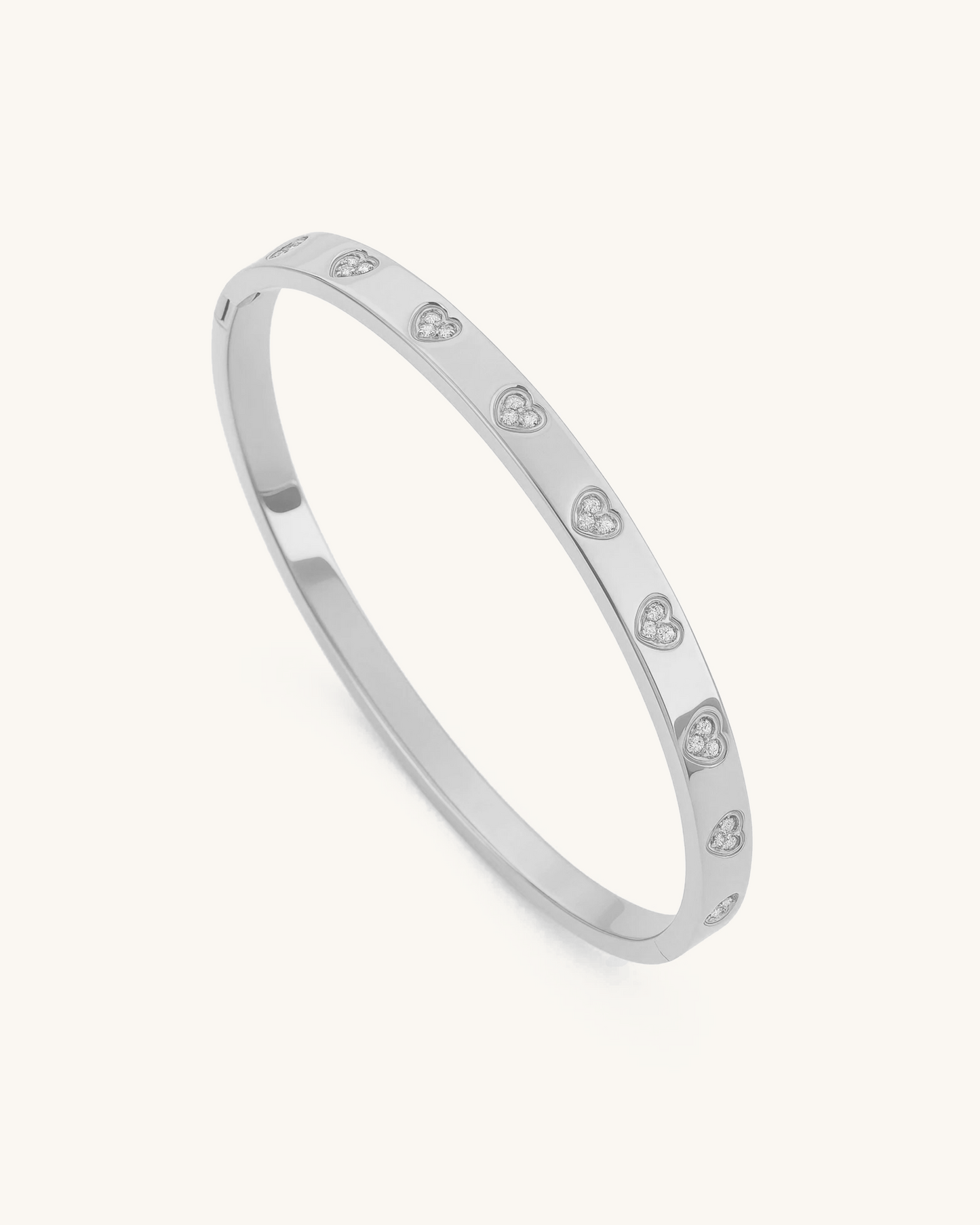 HEART CZ BANGLE