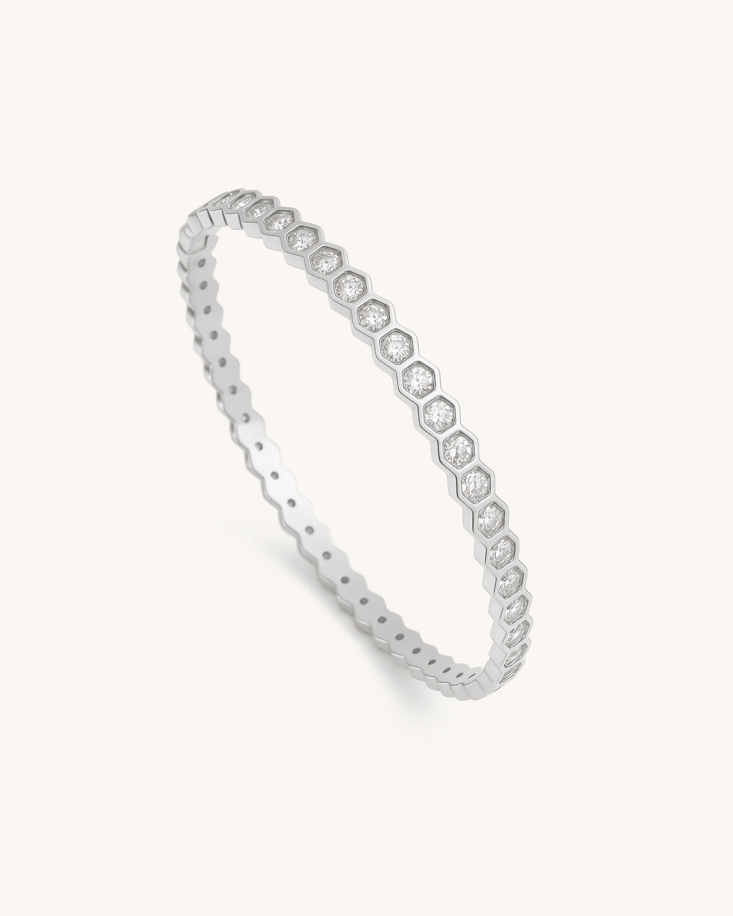 HONEYCOMB SPARKLE BANGLE
