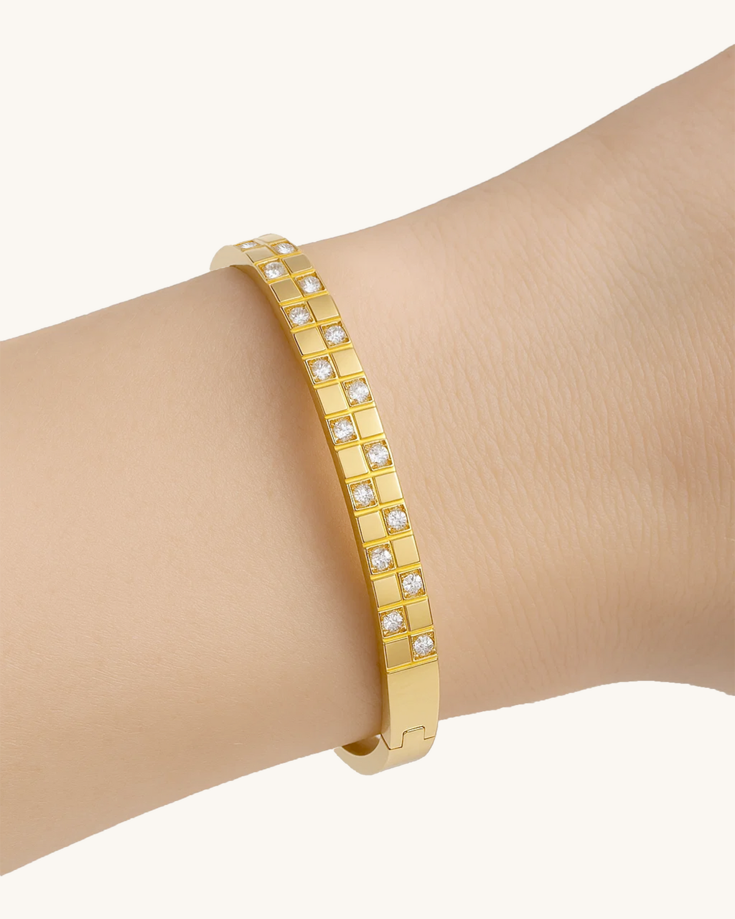 GRID CZ BANGLE