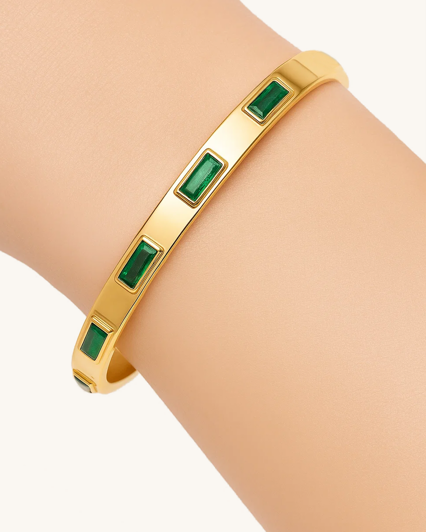 GREEN INLAY BANGLE