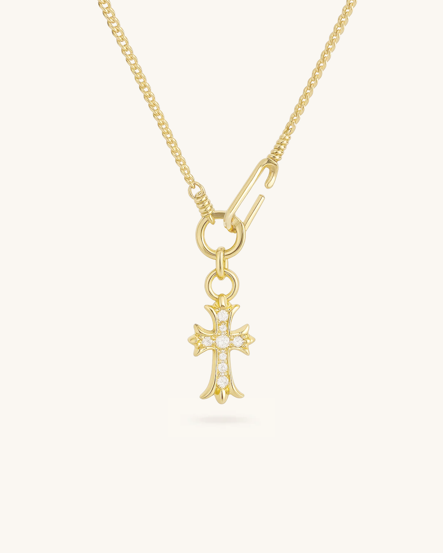 HOOK CLASP GOTHIC CROSS