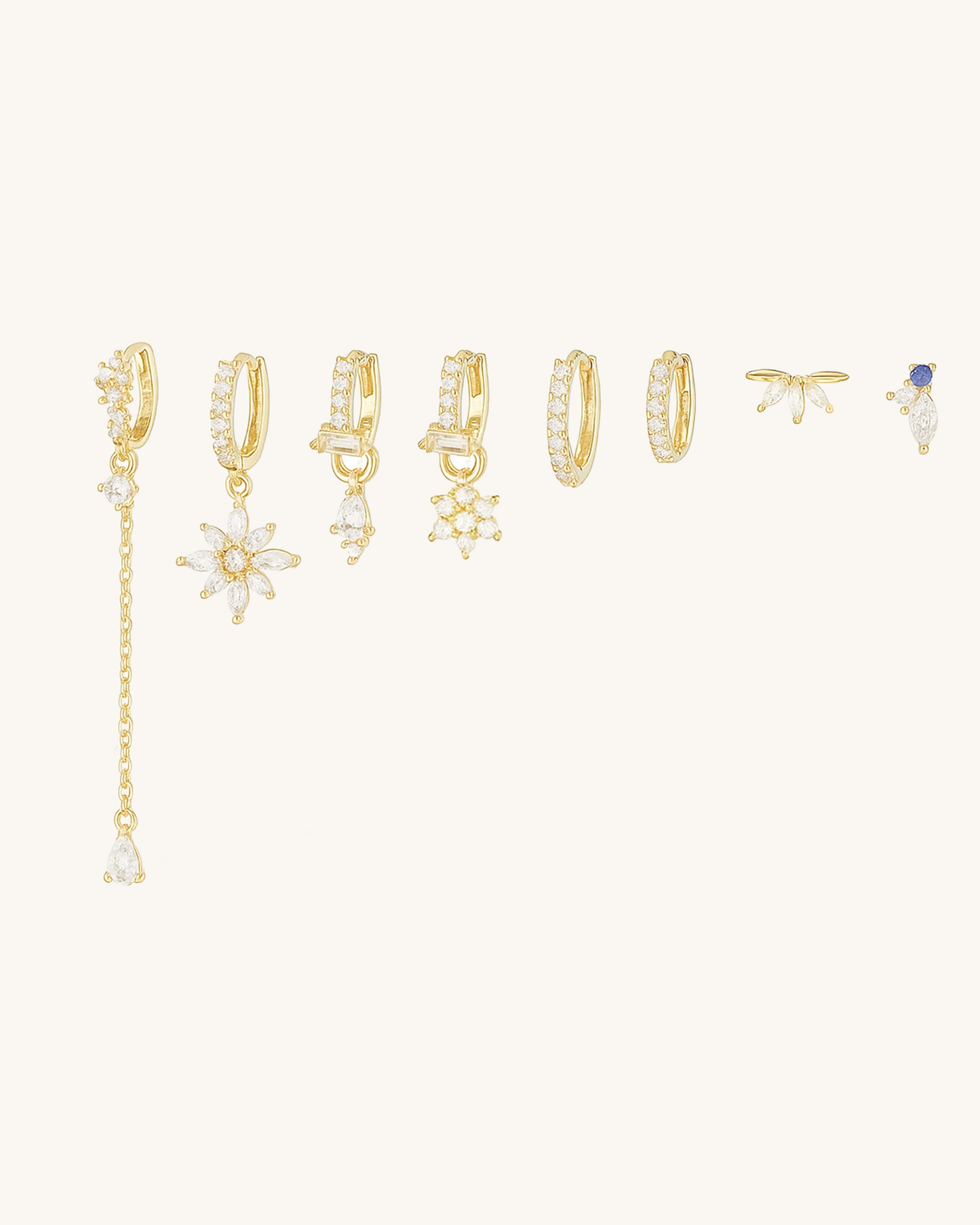 CELESTIAL GOLD EARRING SET