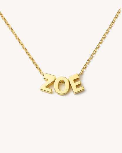 GOLD SIMPLE LETTERS