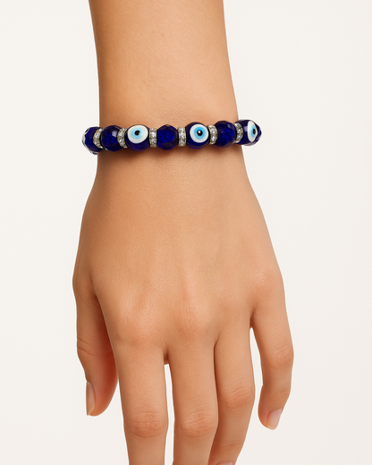 DARK BLUE DEMON EYE BRACELET